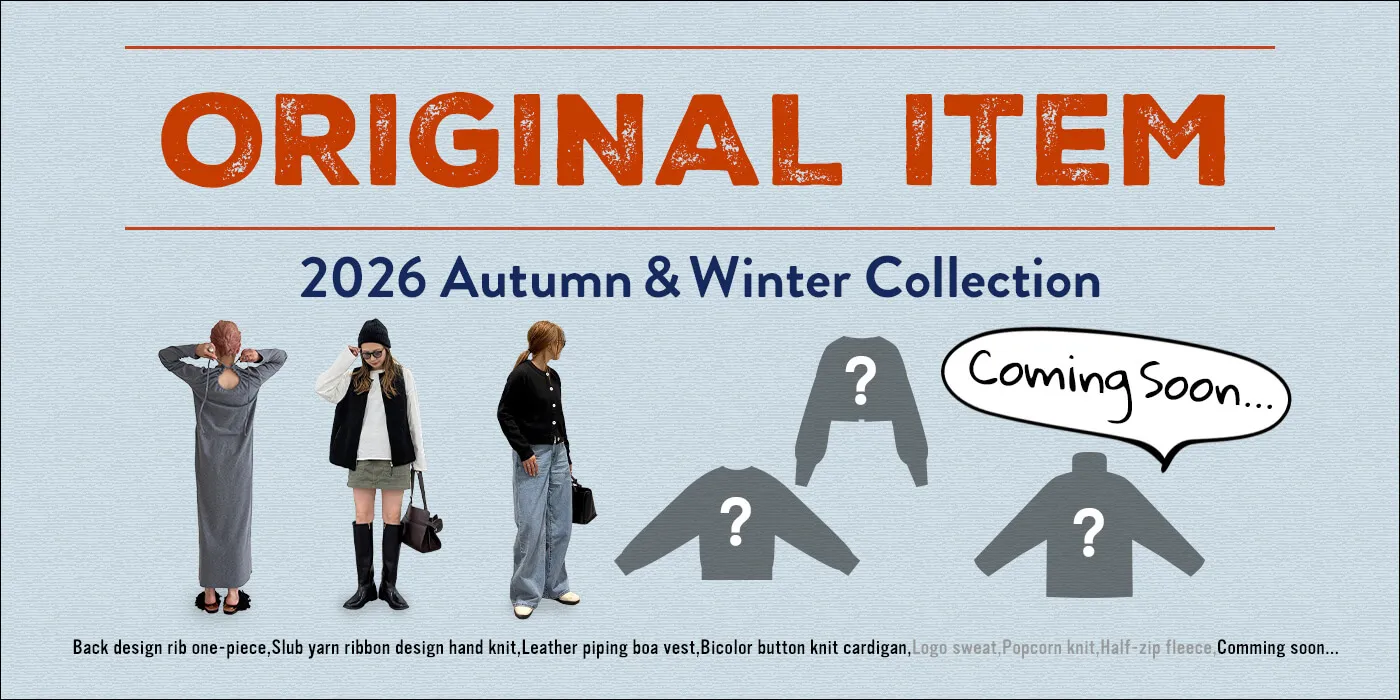 ISOOK 2026SS ORIGINAL ITEM