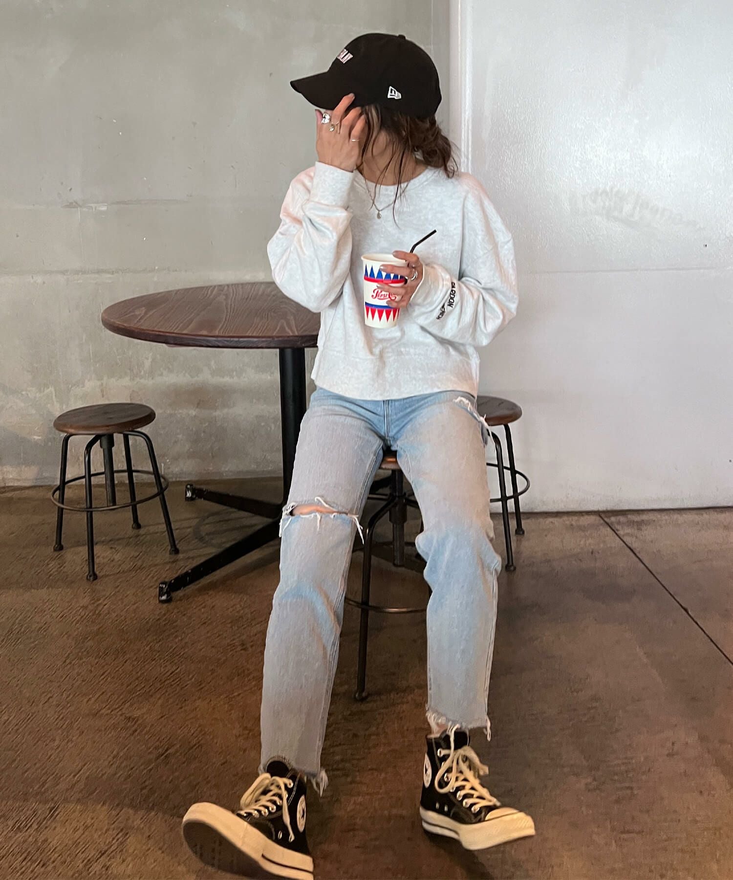 ダメージテーパードデニム | % product.name %}