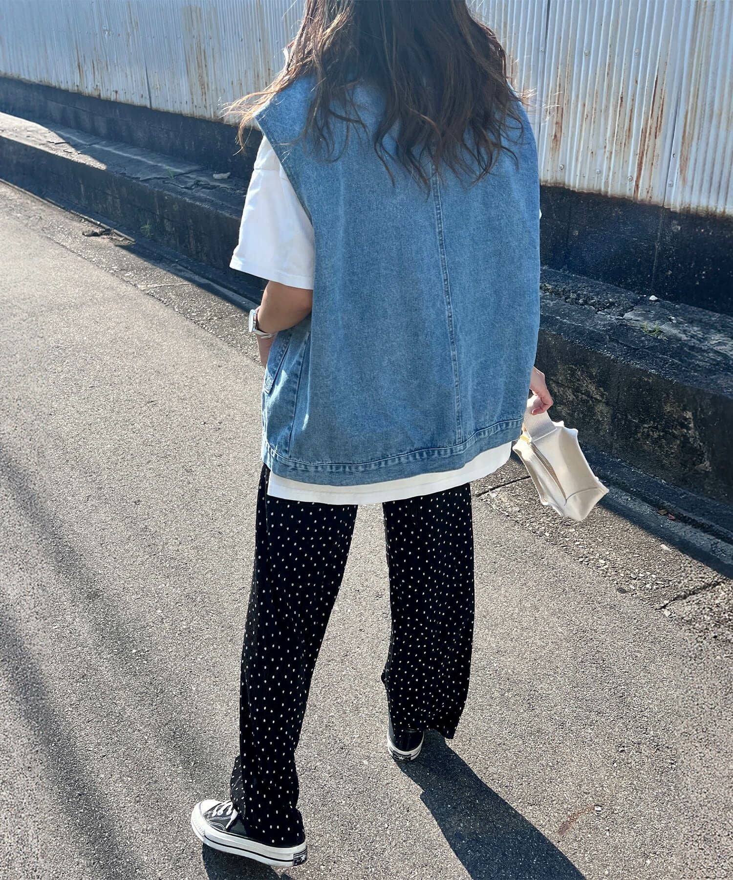 ドットプリーツパンツ | Dot pleated pants(chiica select)