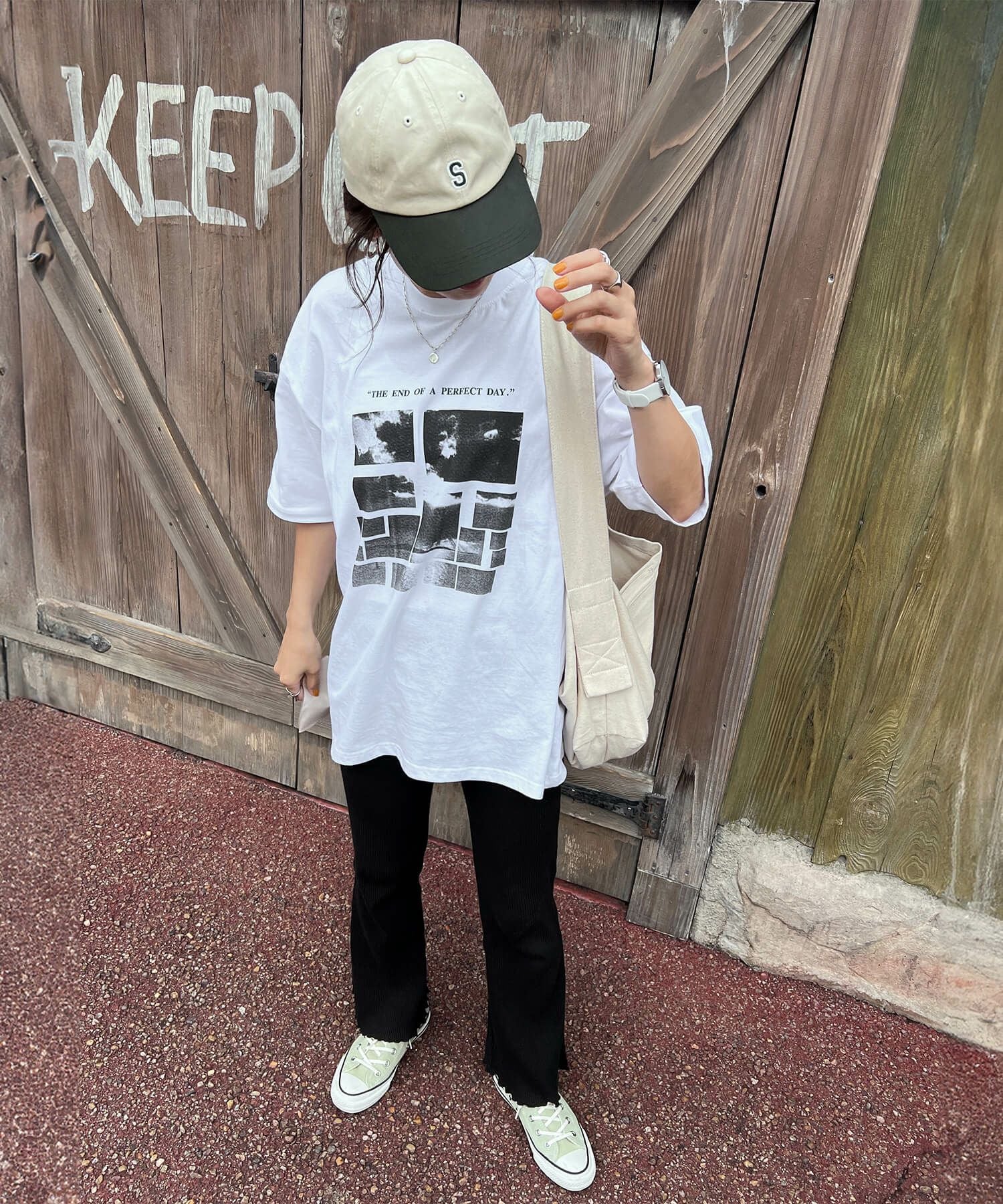 R JSELF PhotoPrintTee Tシャツ ブラック ROTTWEILER - R9 PHOTO TEE (BLACK) / フォトプリント オリジナル T