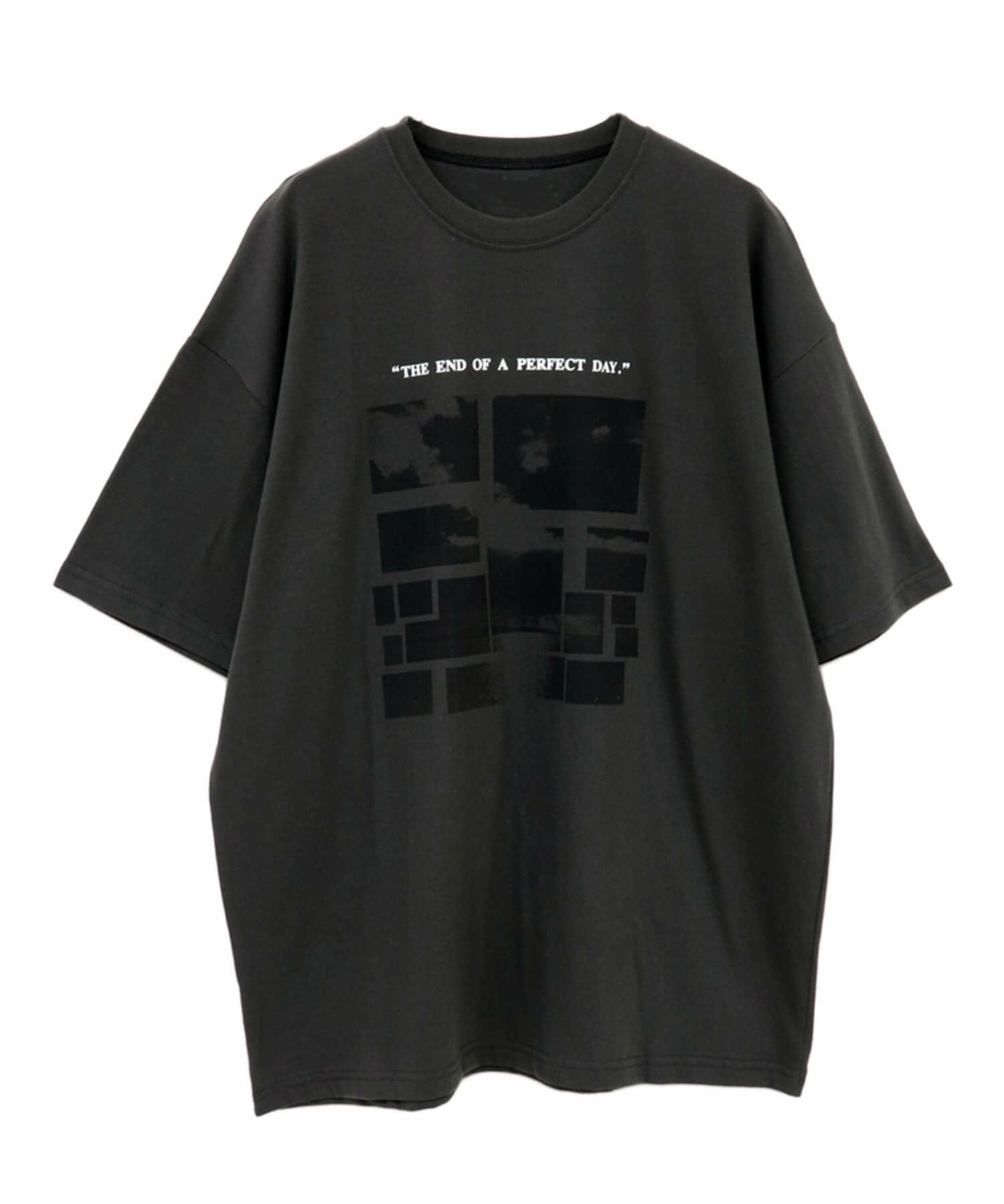 R JSELF PhotoPrintTee Tシャツ ブラック 即納】フォトプリントTシャツ | KISHIKA