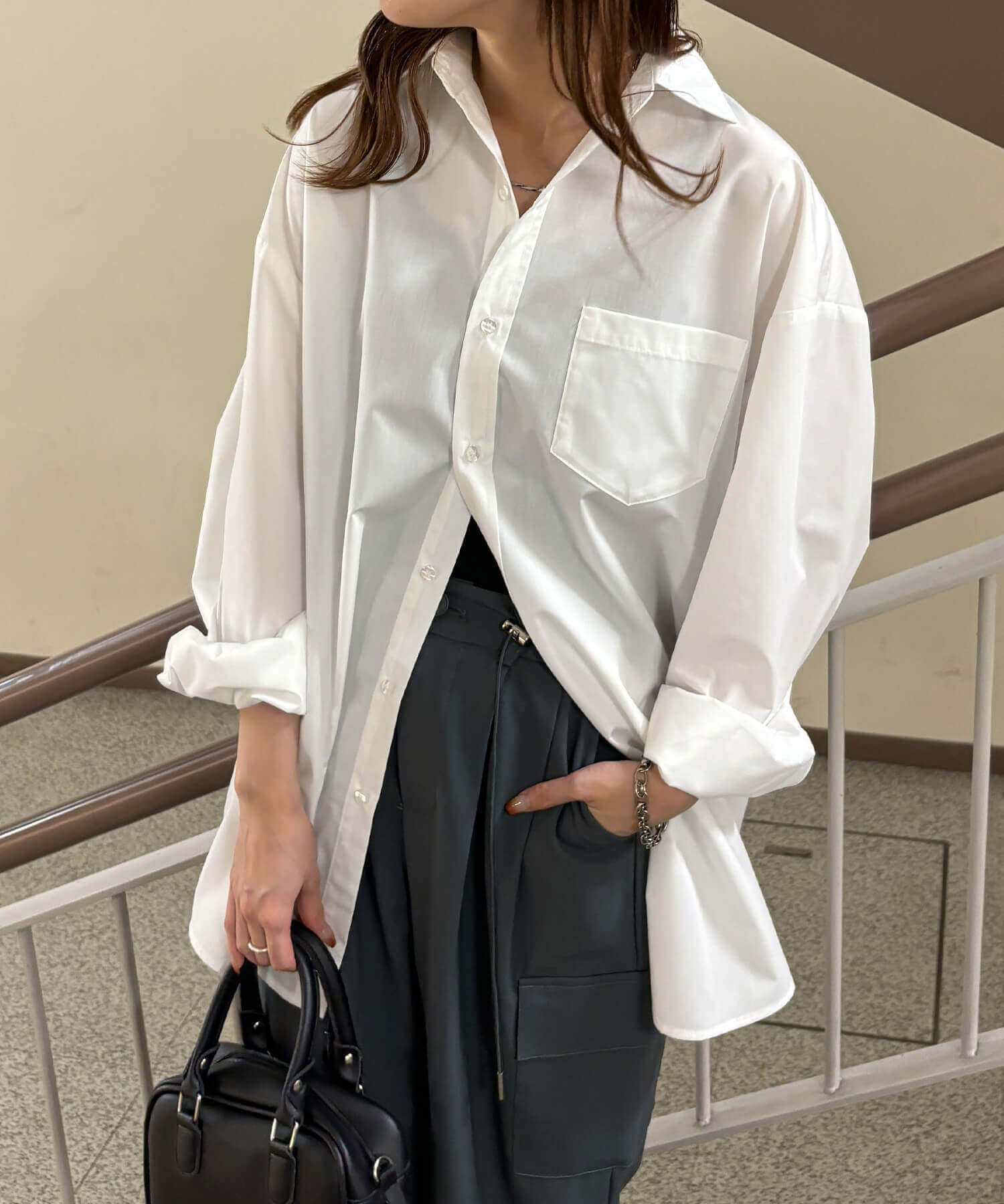 スタンダードオーバーサイズシャツ | Standard oversized shirt (isook