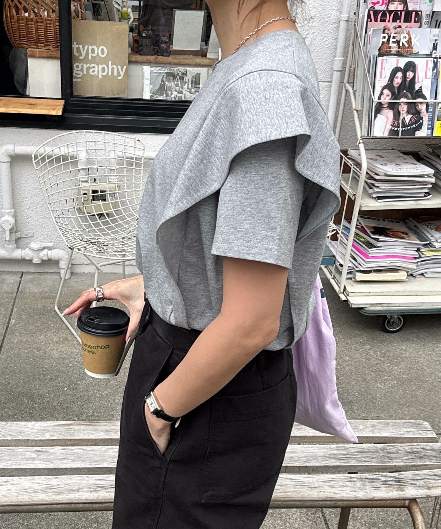 タックショルダーカットソー タックショルダーブラウス | MICA&DEAL ONLINE STORE