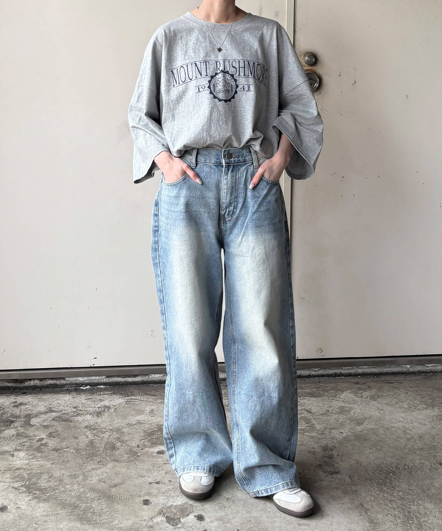 ビッグサイズロゴTシャツ | Big sized logo tee(kiharu select)