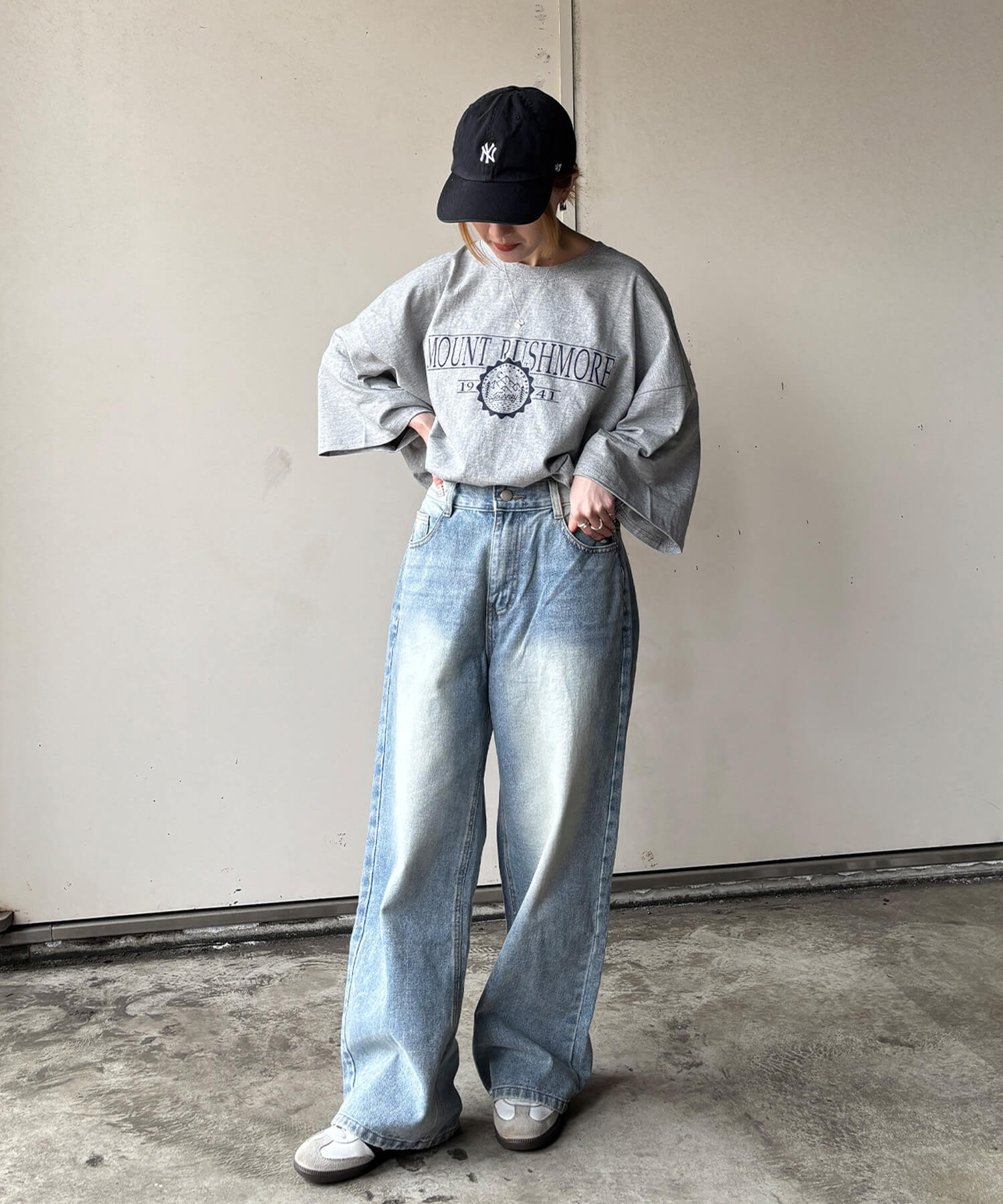 ビッグサイズロゴTシャツ | Big sized logo tee(kiharu select)