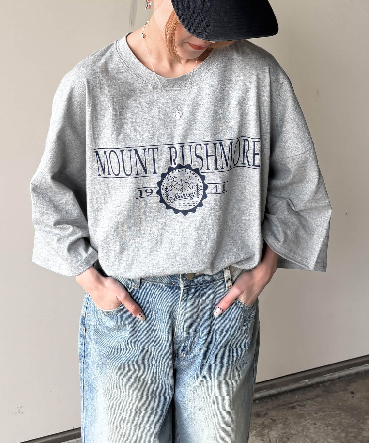 ビッグサイズロゴTシャツ | Big sized logo tee(kiharu select)