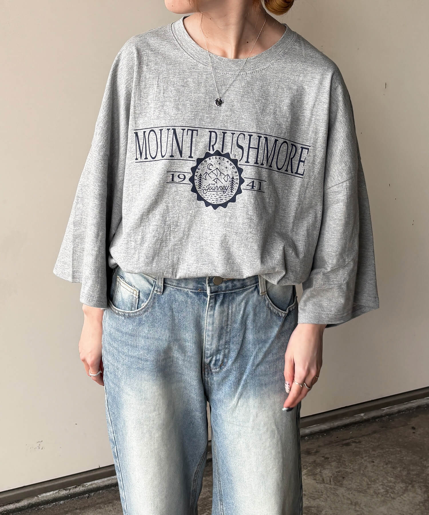 ビッグサイズロゴTシャツ | Big sized logo tee(kiharu select)