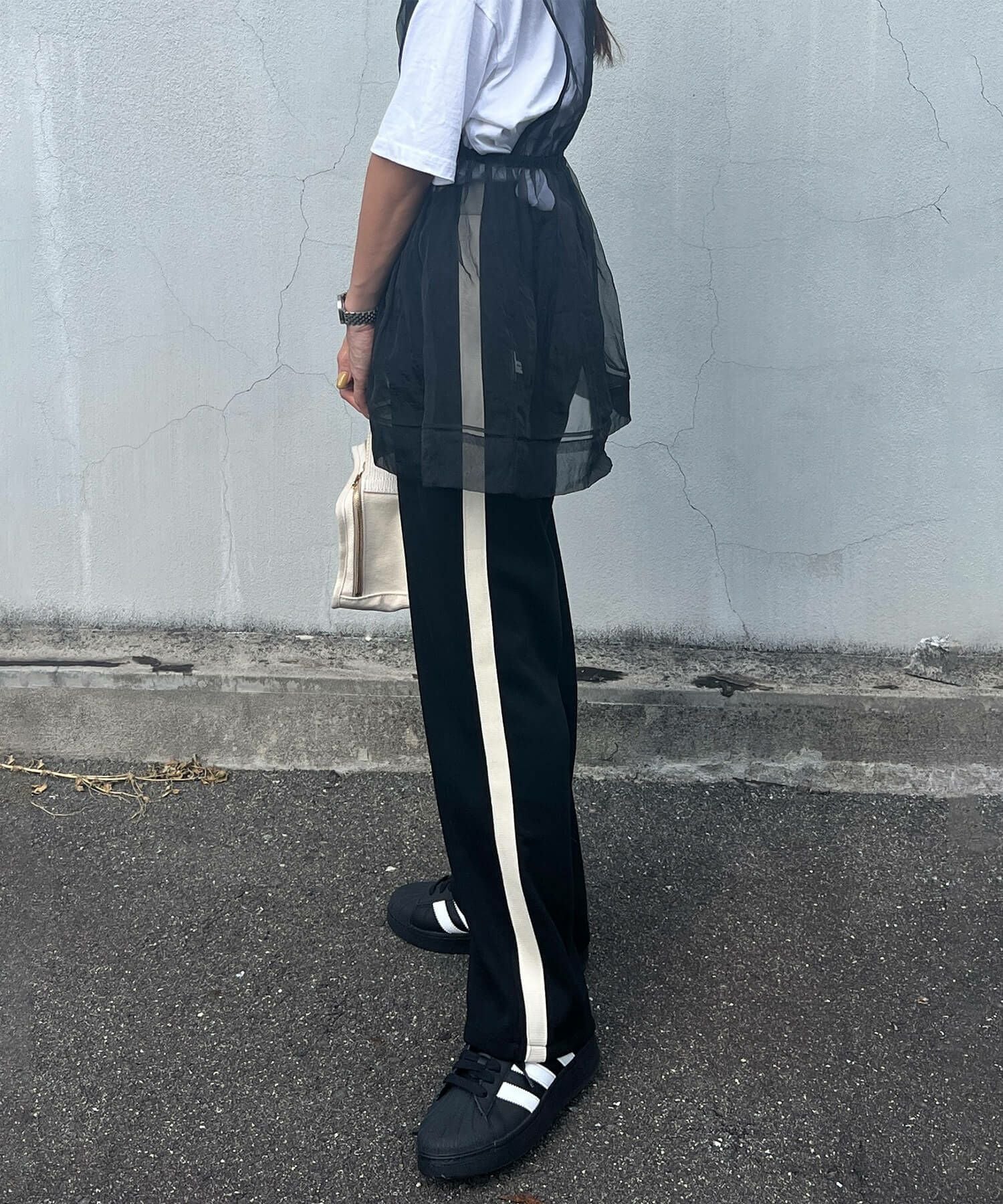 サイドライントラックパンツ | Side line track pants(chiica select)