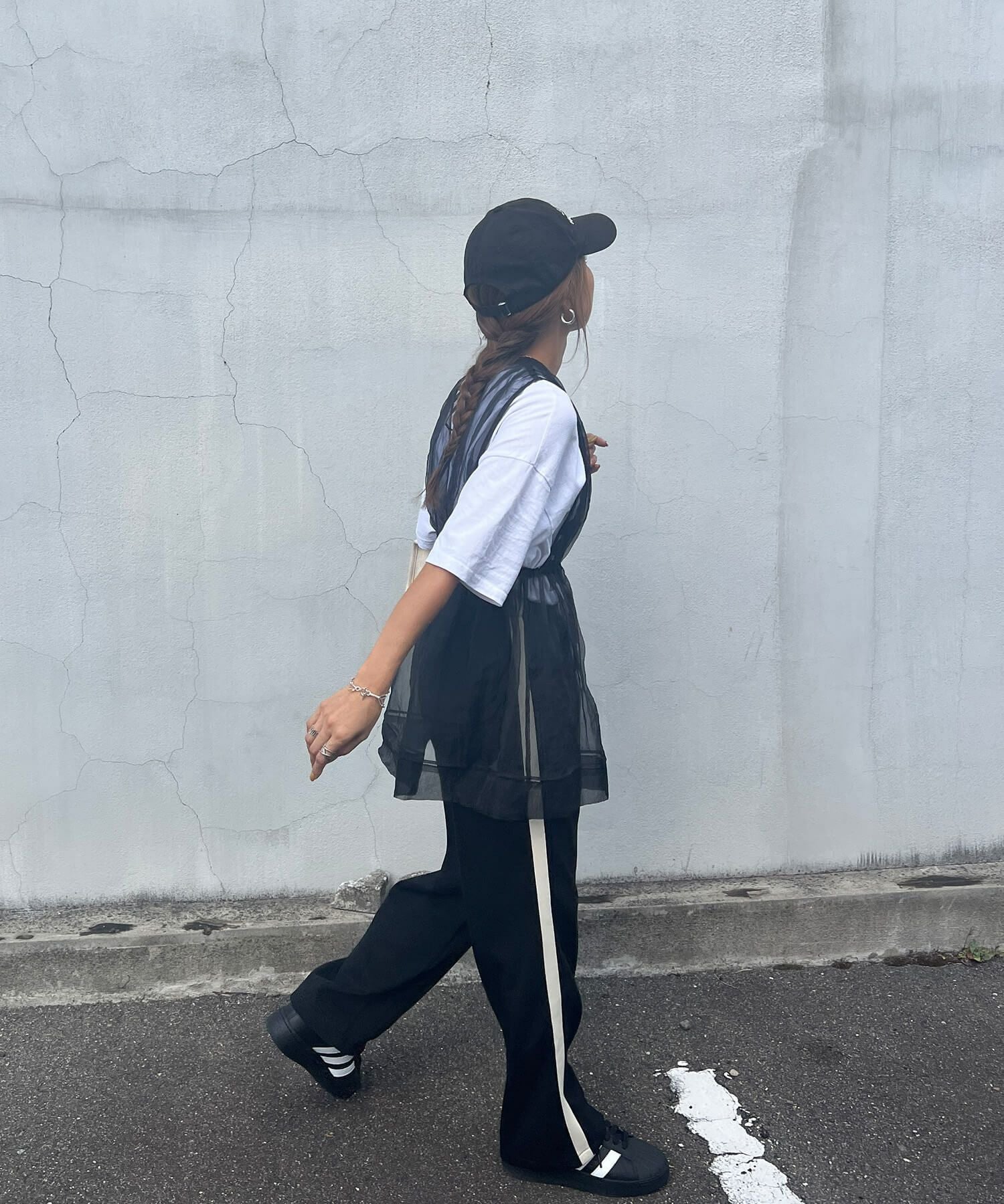 サイドライントラックパンツ | Side line track pants(chiica select)