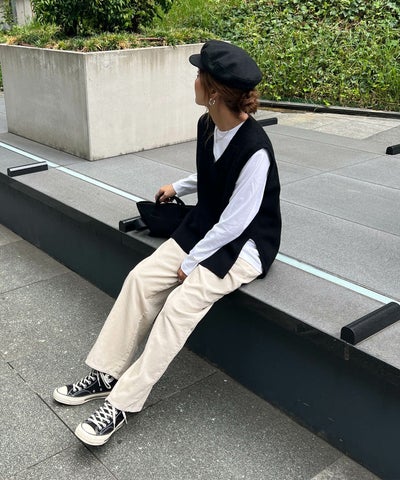 オーバーニットベスト | Over knit vest(chiica select)
