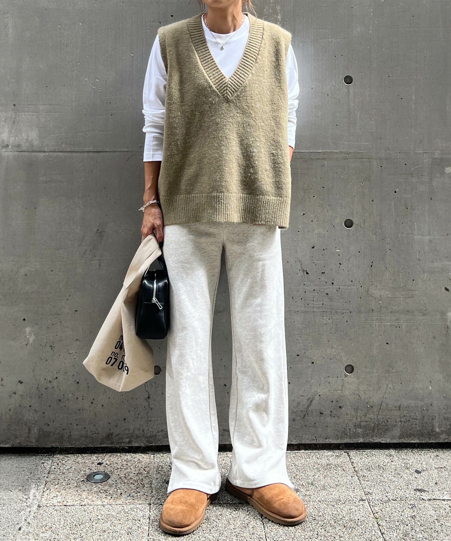オーバーニットベスト | Over knit vest(chiica select)