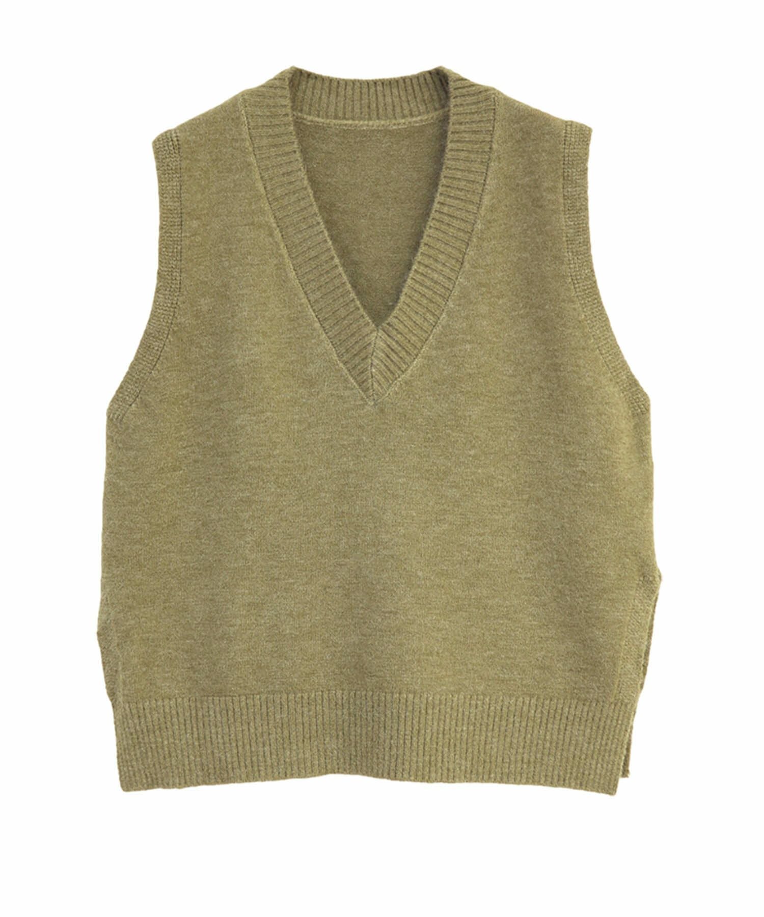 オーバーニットベスト | Over knit vest(chiica select)