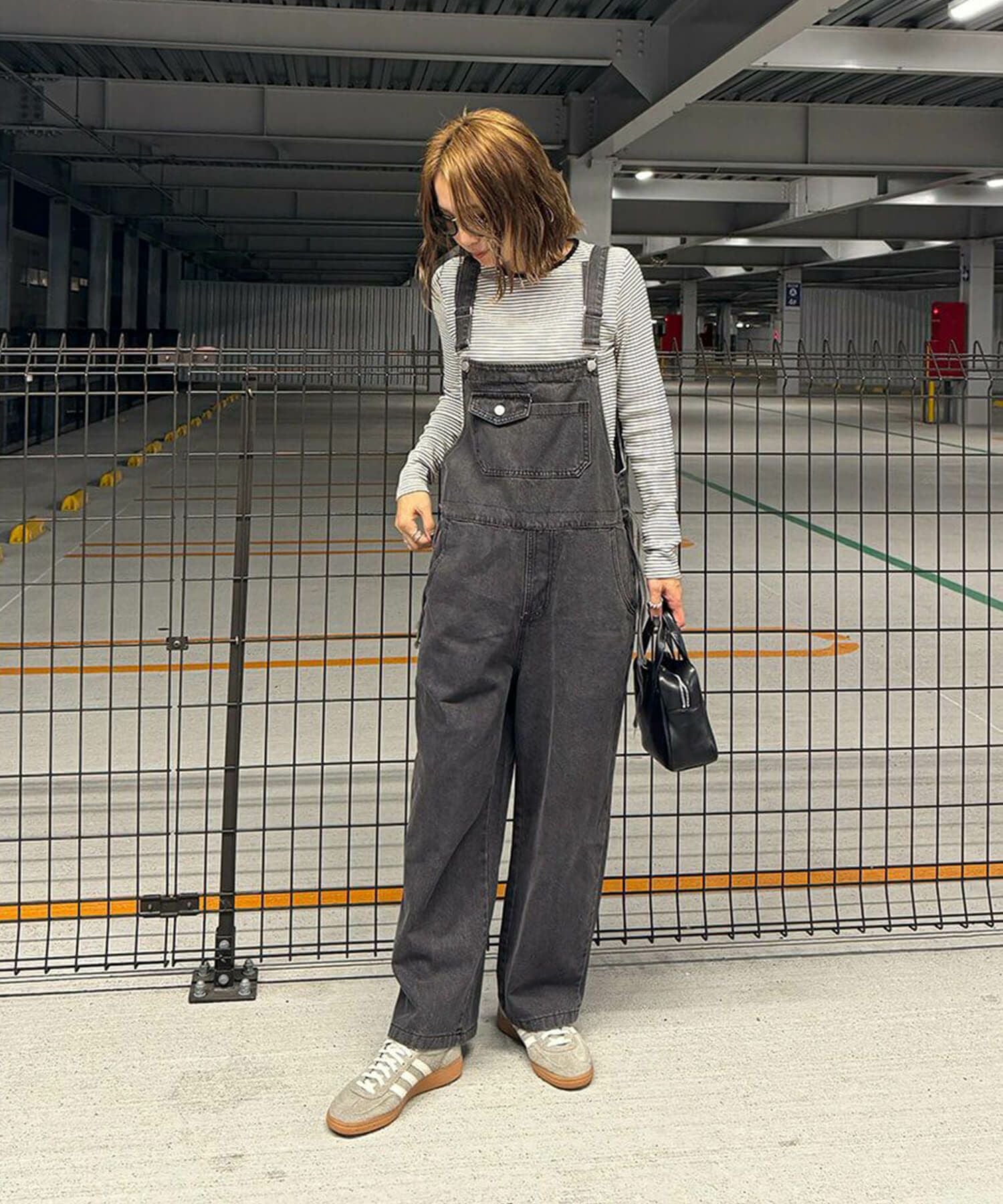 マイクロボーダーリブトップス | Micro border rib top(chiica select)