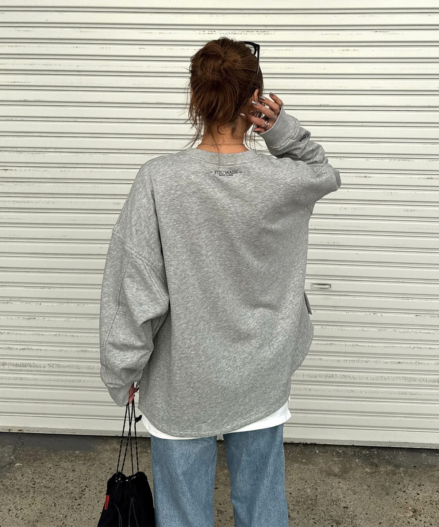 オリジナル刺繍ロゴスウェット | Embroidery logo over sweat(chiica
