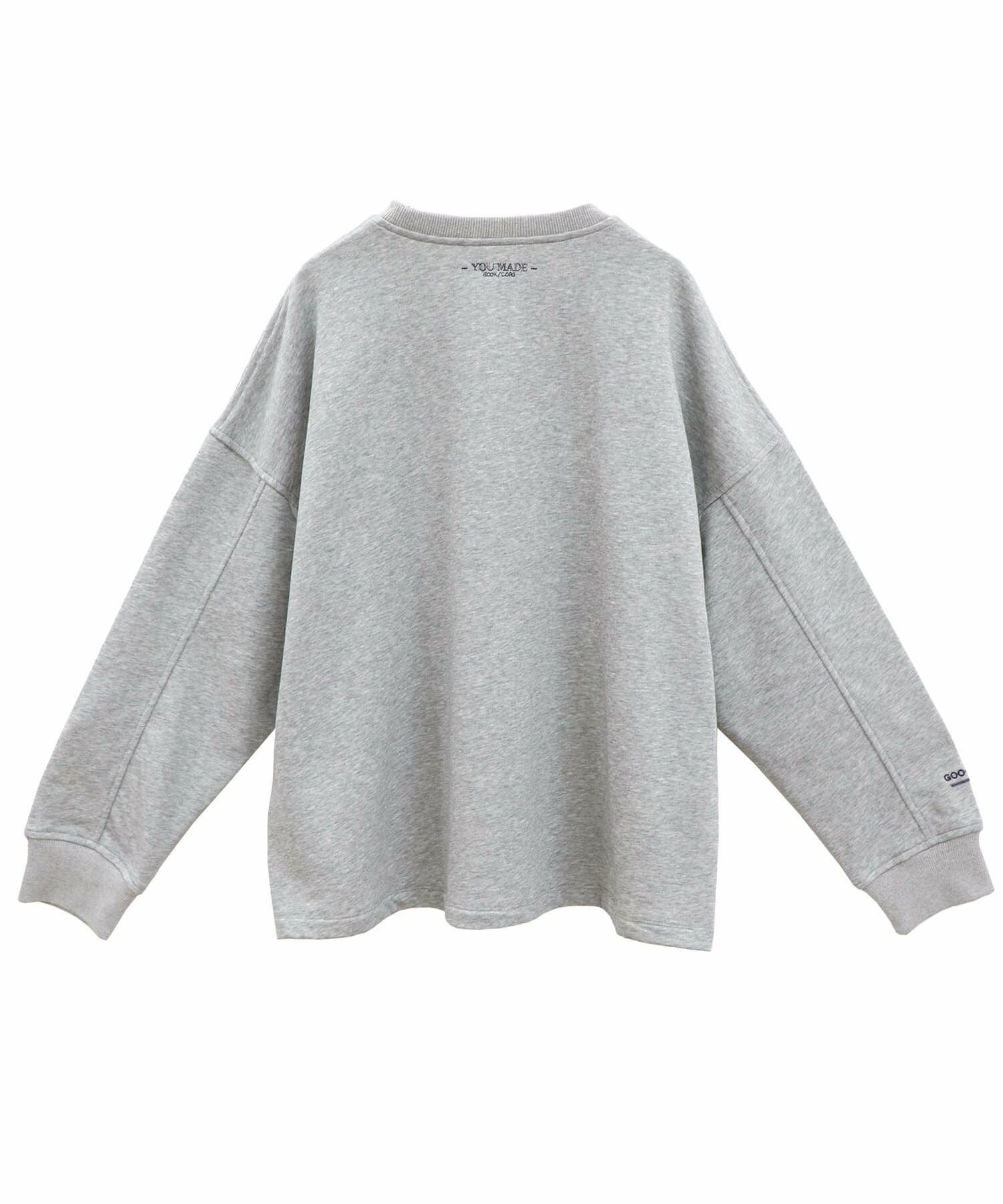オリジナル刺繍ロゴスウェット | Embroidery logo over sweat(chiica