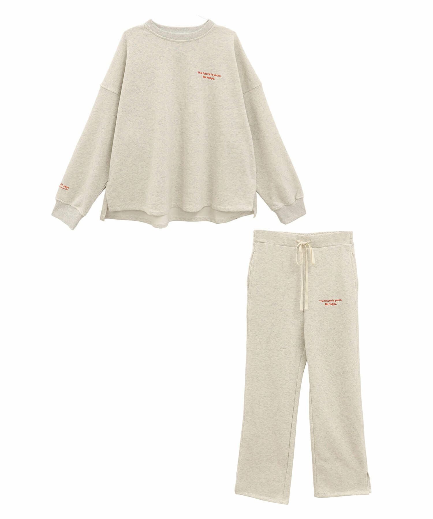オリジナル刺繍ロゴスウェット | Embroidery sweat set up(chiica