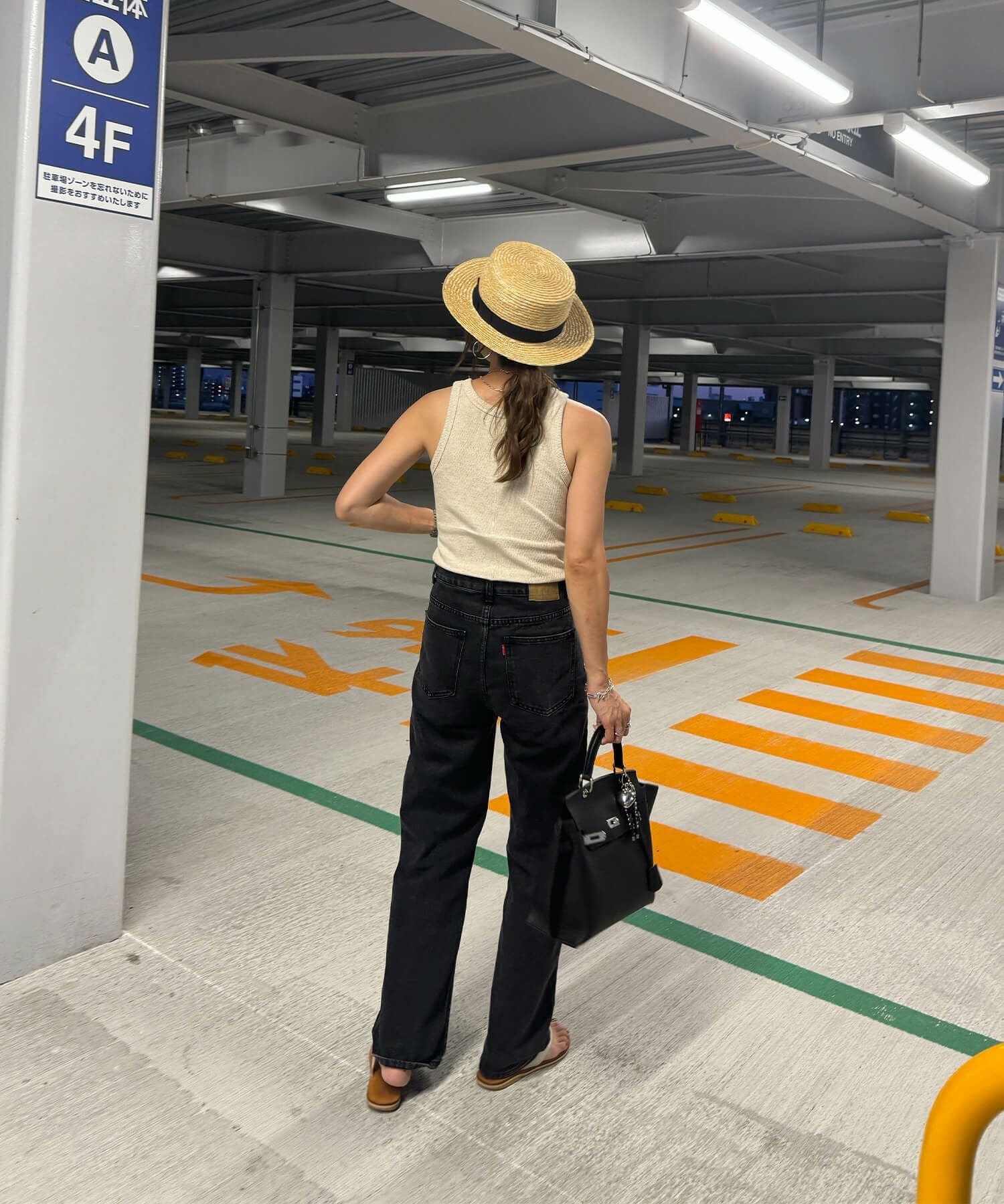 ストレートブラックデニム | Straight black denims(chiica select)