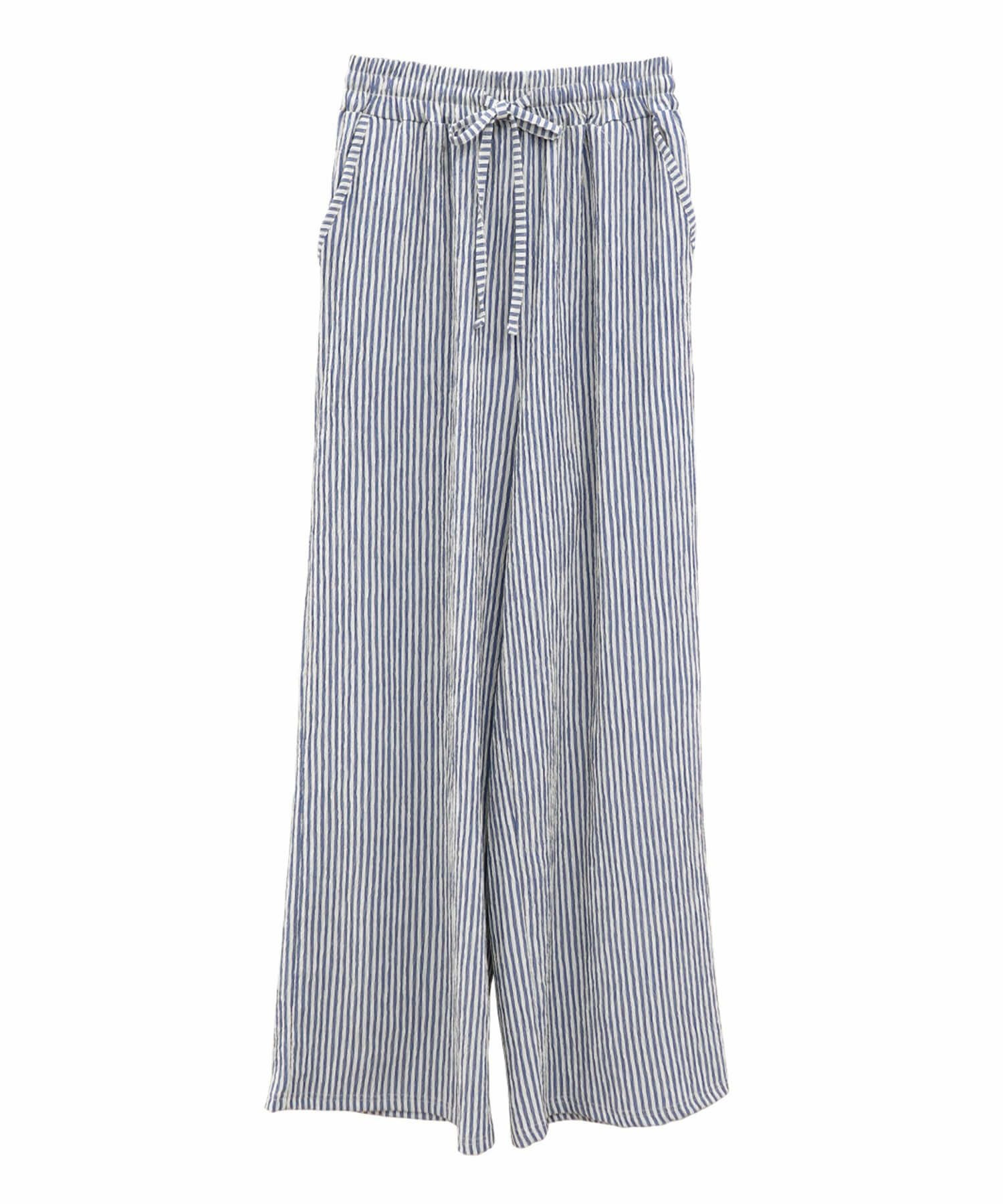 ストライプイージーパンツ | Stripe easy pants(comochi select)