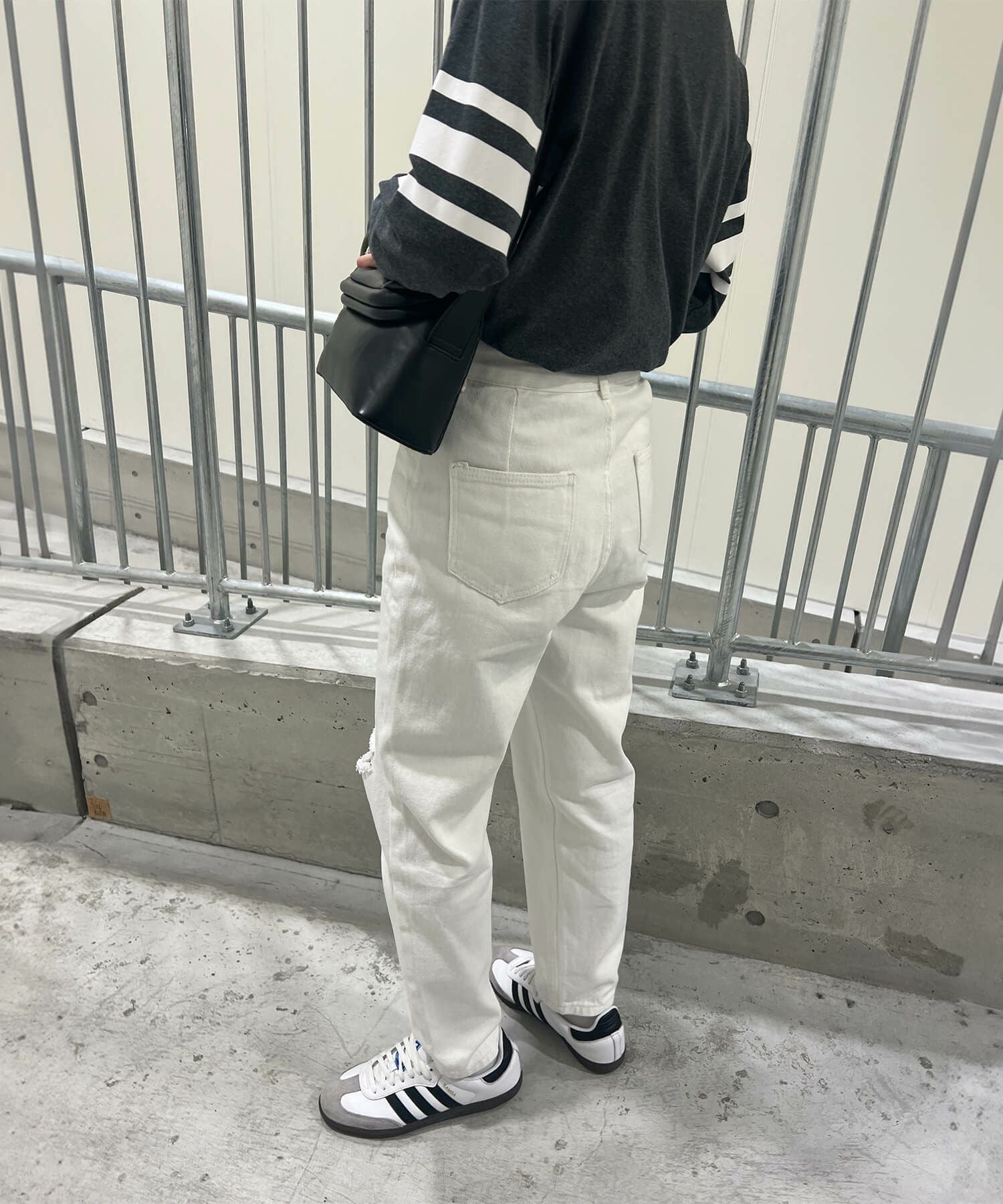 ダメージホワイトデニム | Damaged white denims(chiica select)