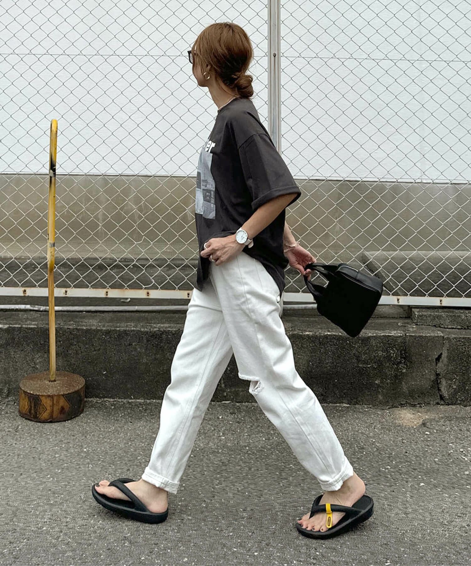 ダメージホワイトデニム | Damaged white denims(chiica select)