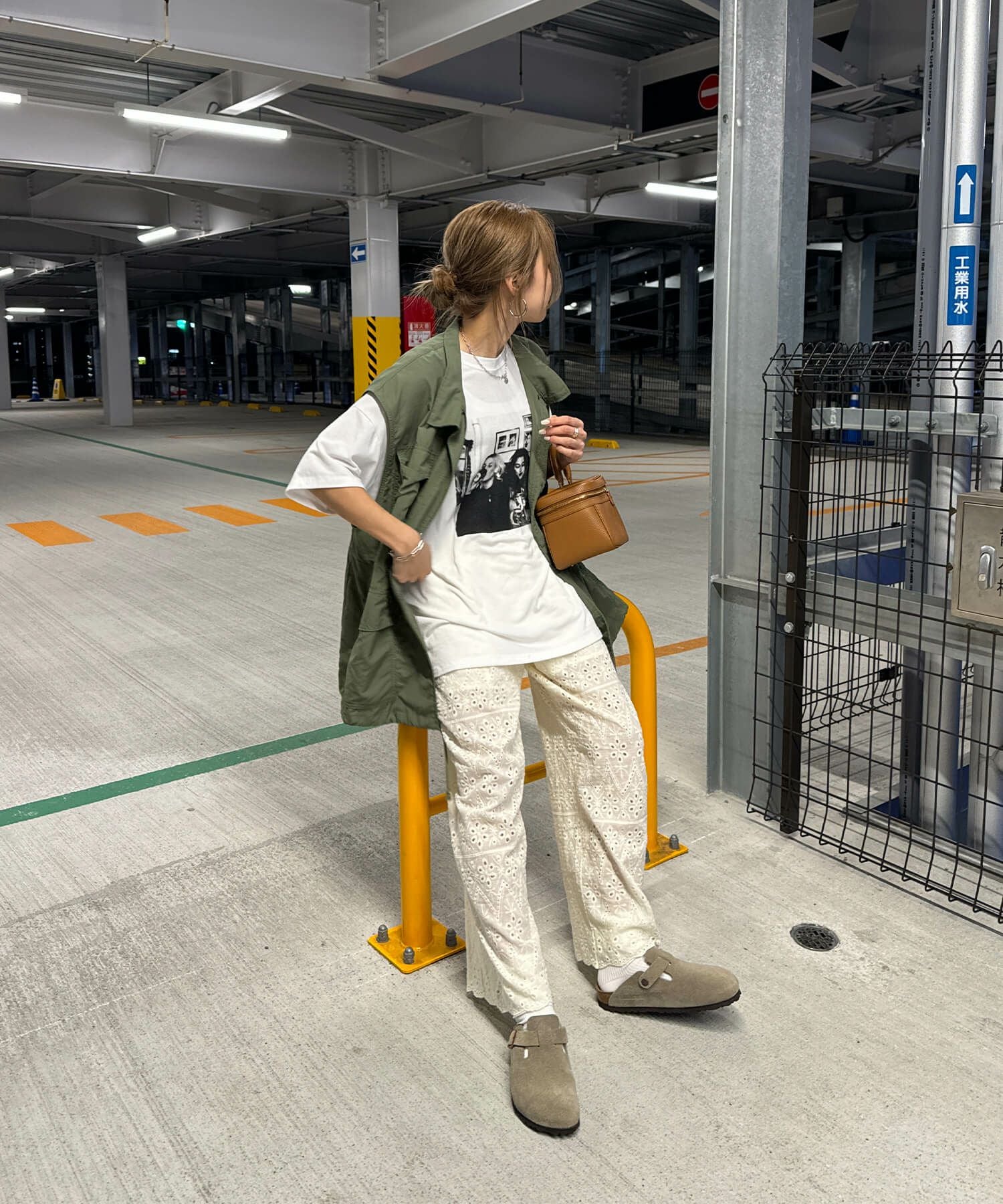 レースシアーパンツ | Lace sheer pants(chiica select)