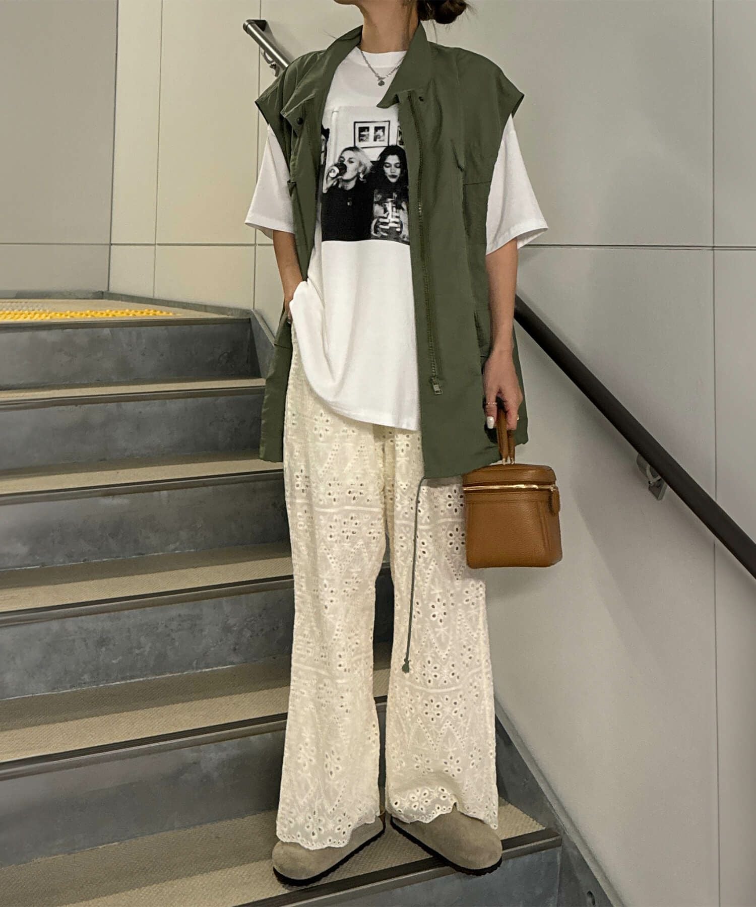 レースシアーパンツ | Lace sheer pants(chiica select)