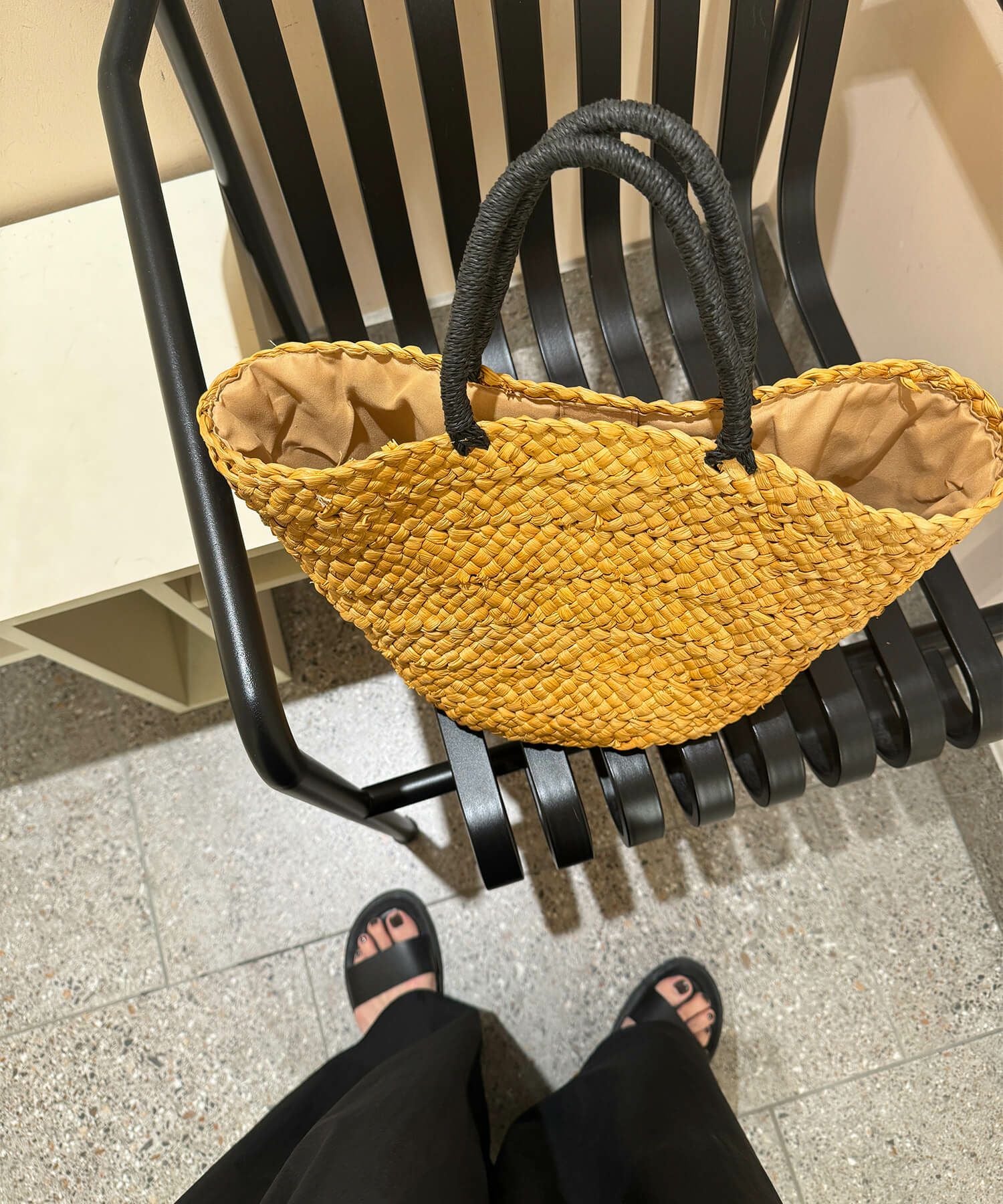 ナチュラルバスケットバッグ | Natural basket bag (chiica select)