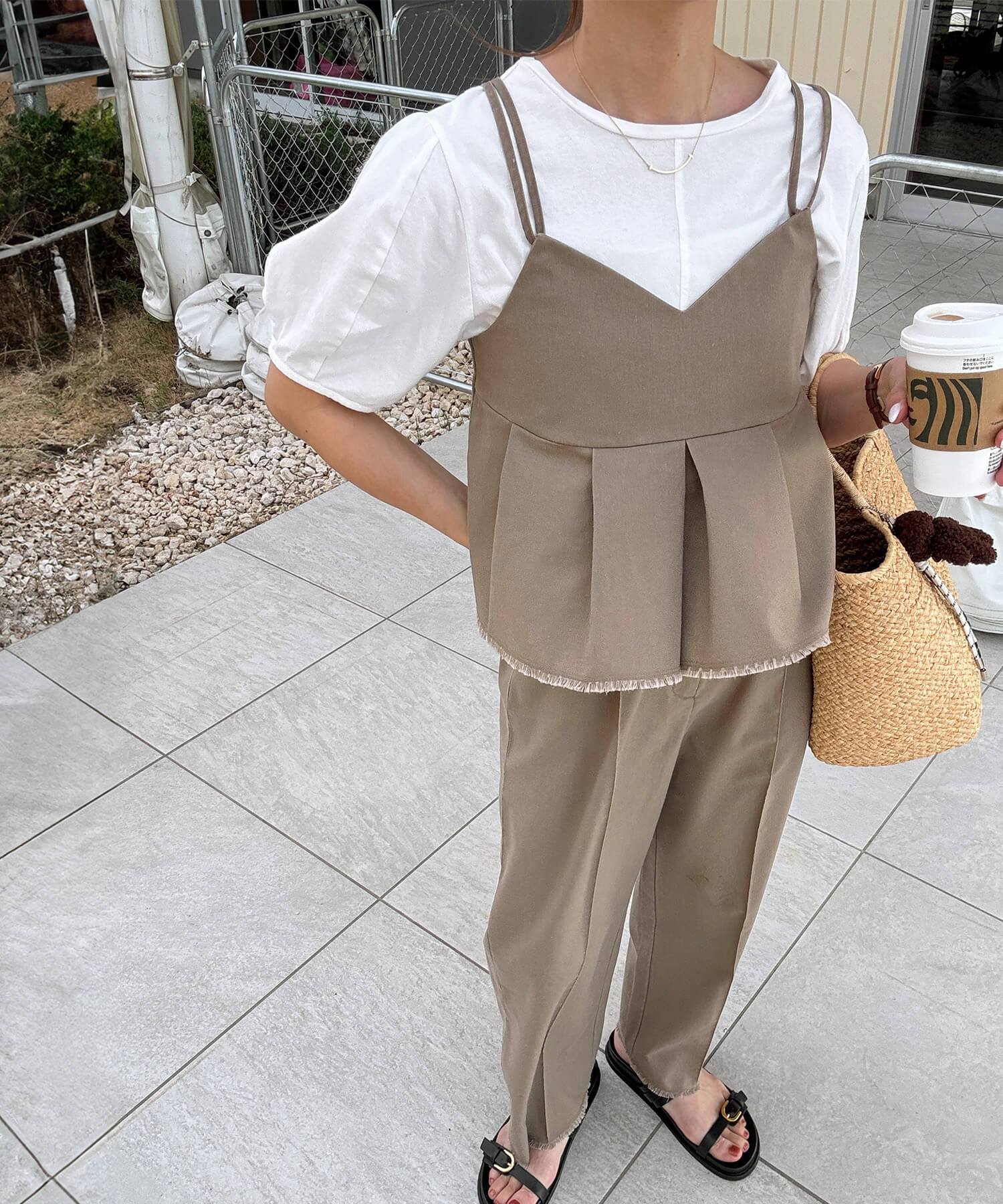 デザインビスチェセットアップ | Design bustier set up (chiica