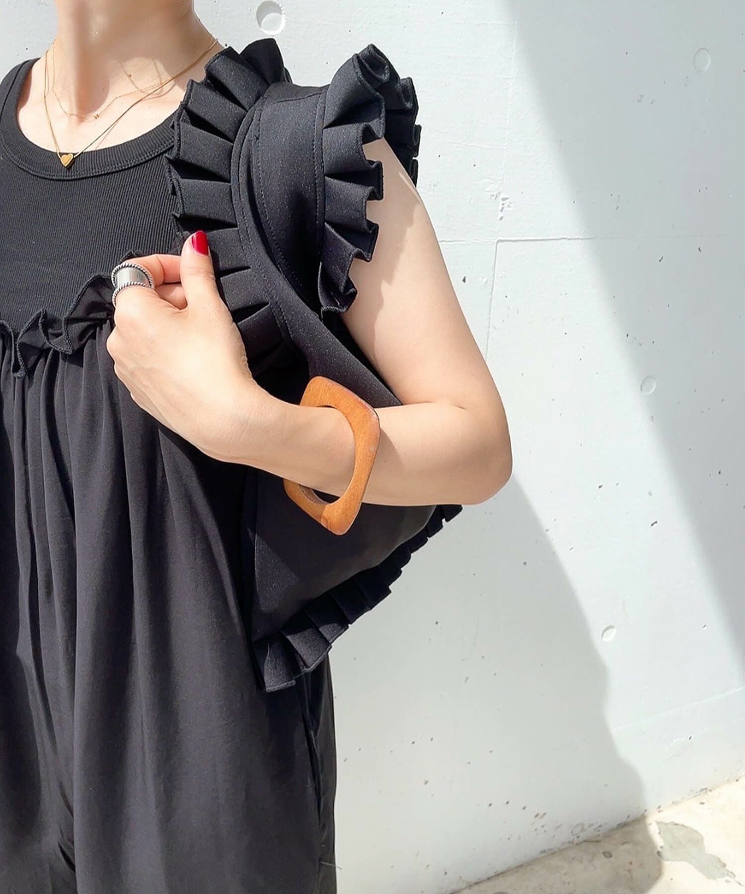 フリルデザイン2ウェイバッグ | Frill design 2way bag(comochi select)