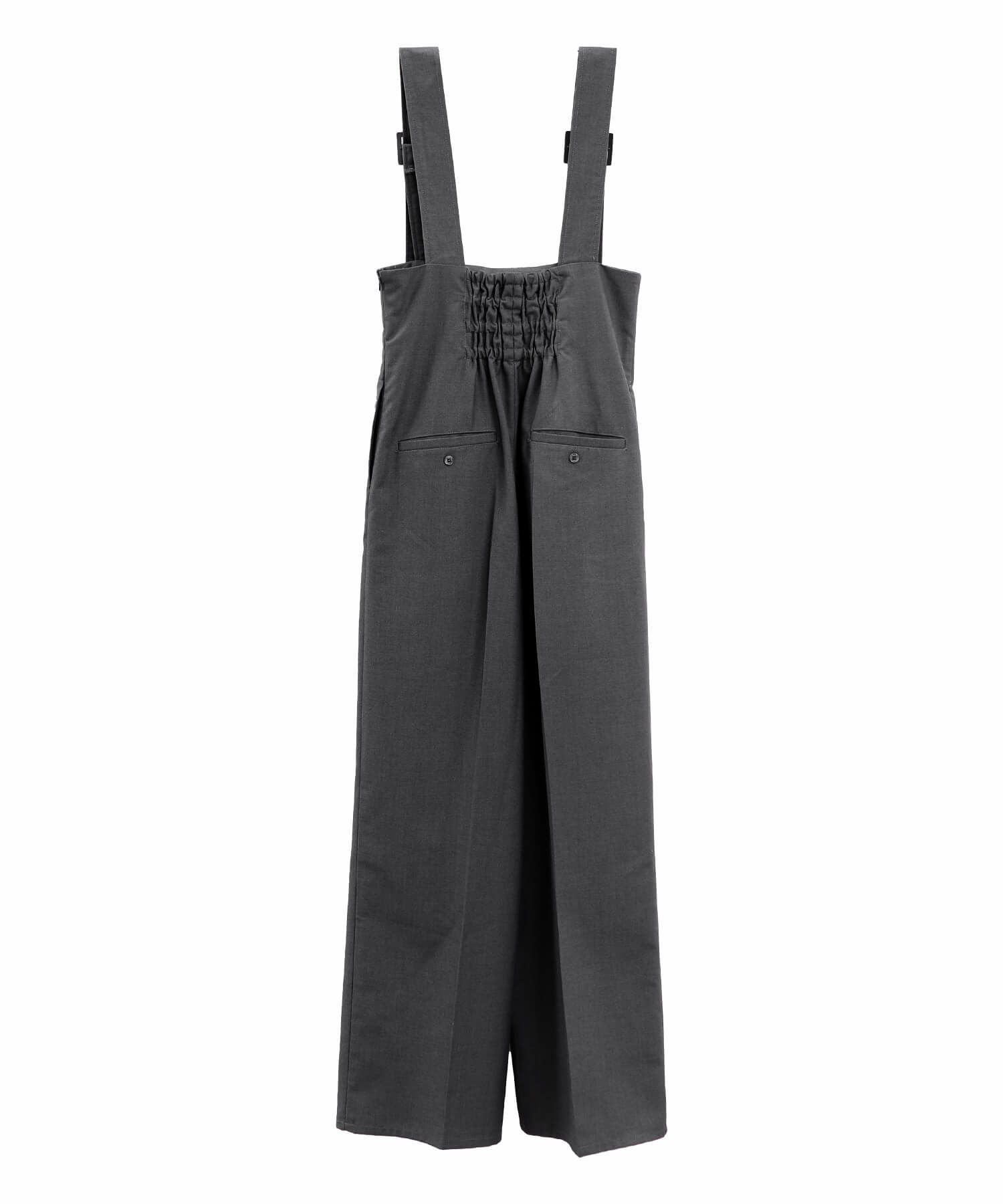 ベルトデザインサロペットパンツ | Belt designed salopette pants