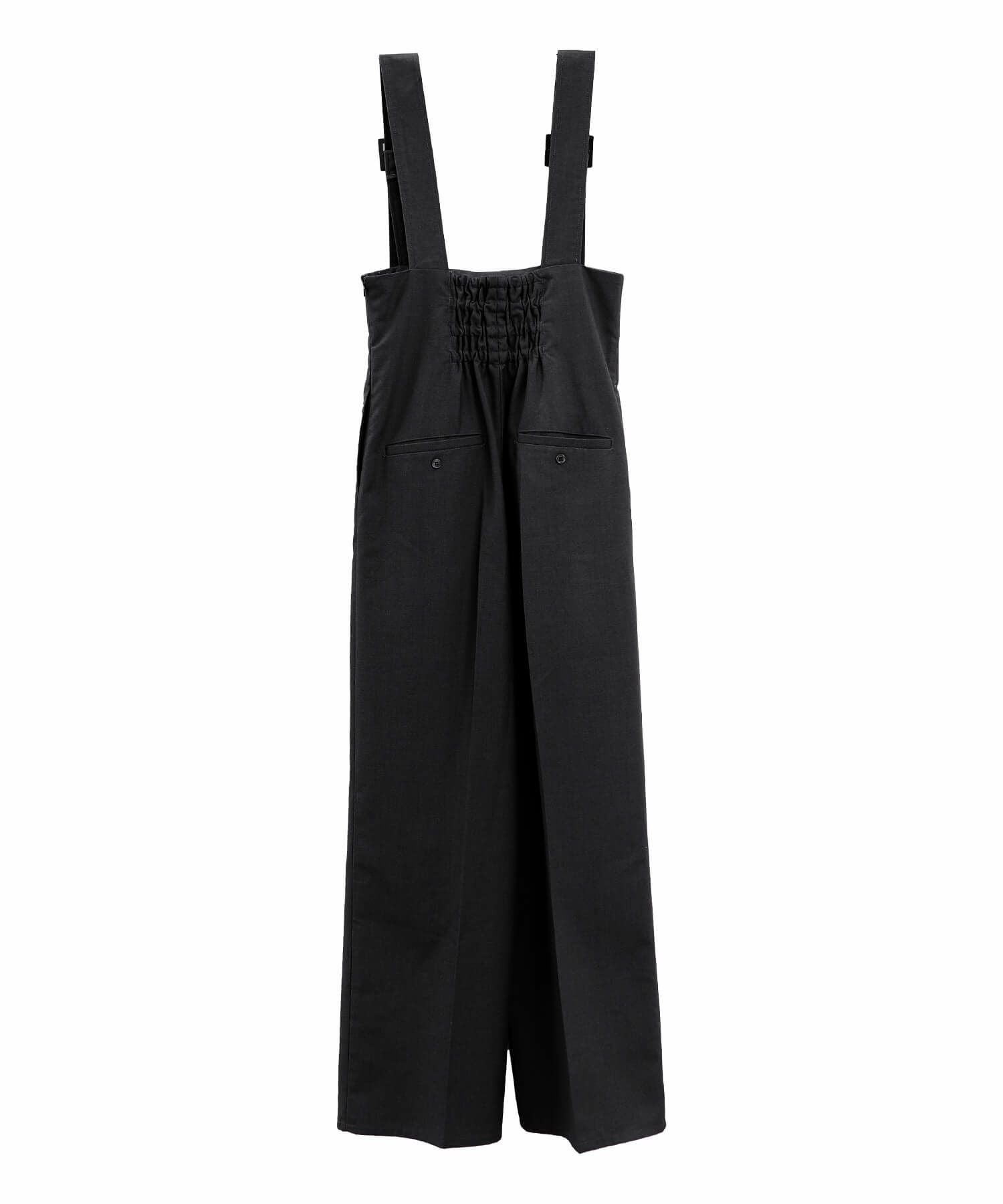 ベルトデザインサロペットパンツ | Belt designed salopette pants