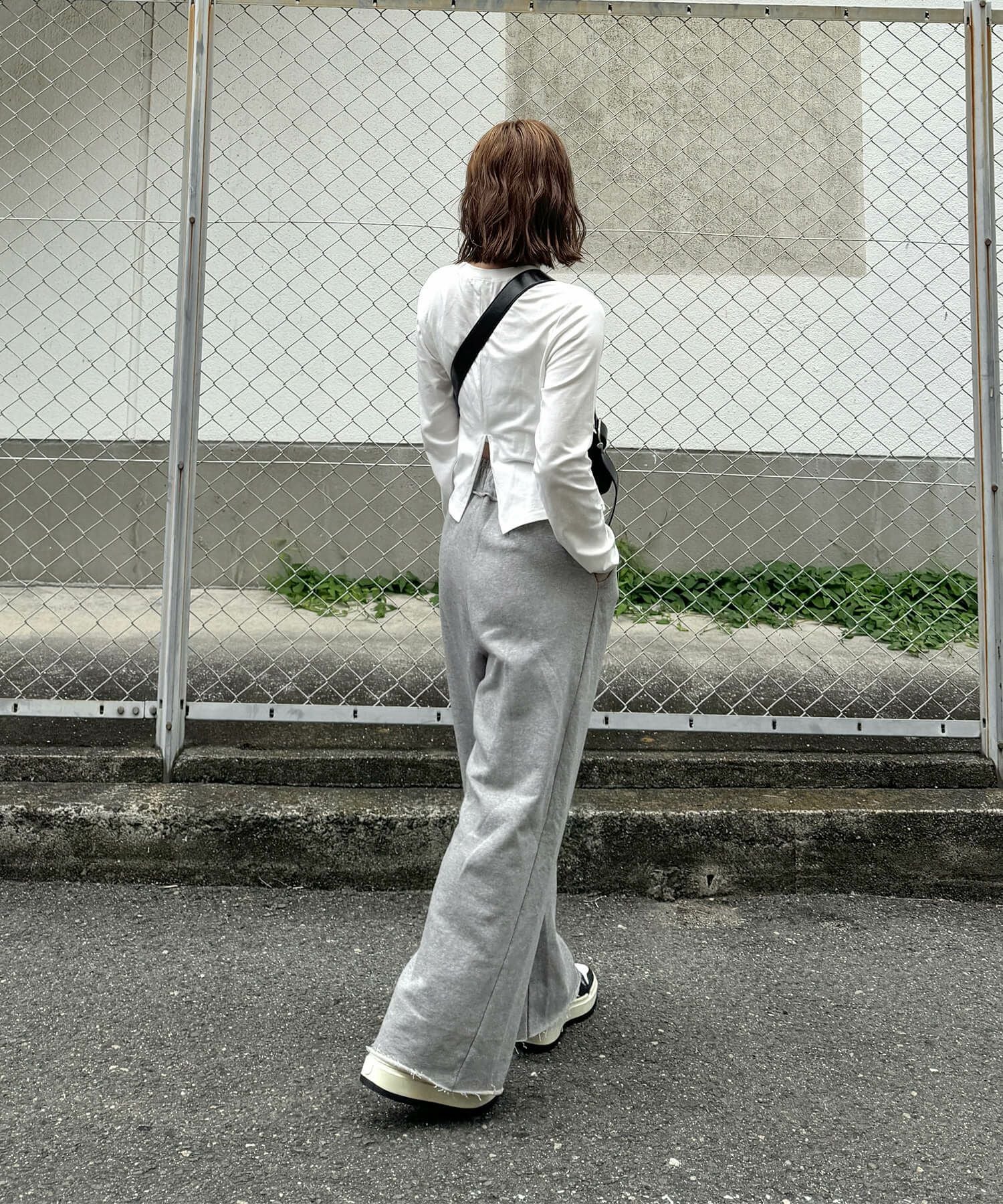 カットオフスウェットパンツ | Cut off sweat pants (chiica select)