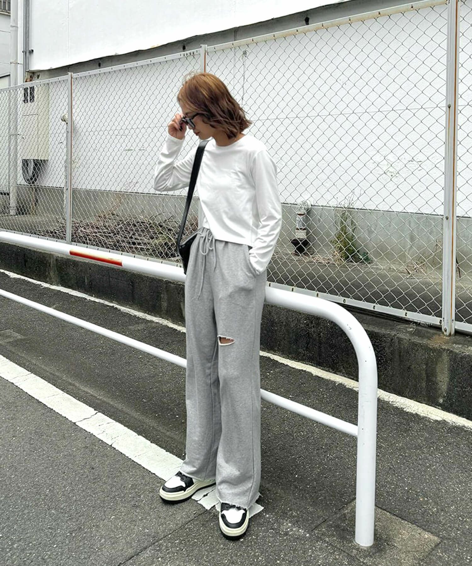 カットオフスウェットパンツ | Cut off sweat pants (chiica select)