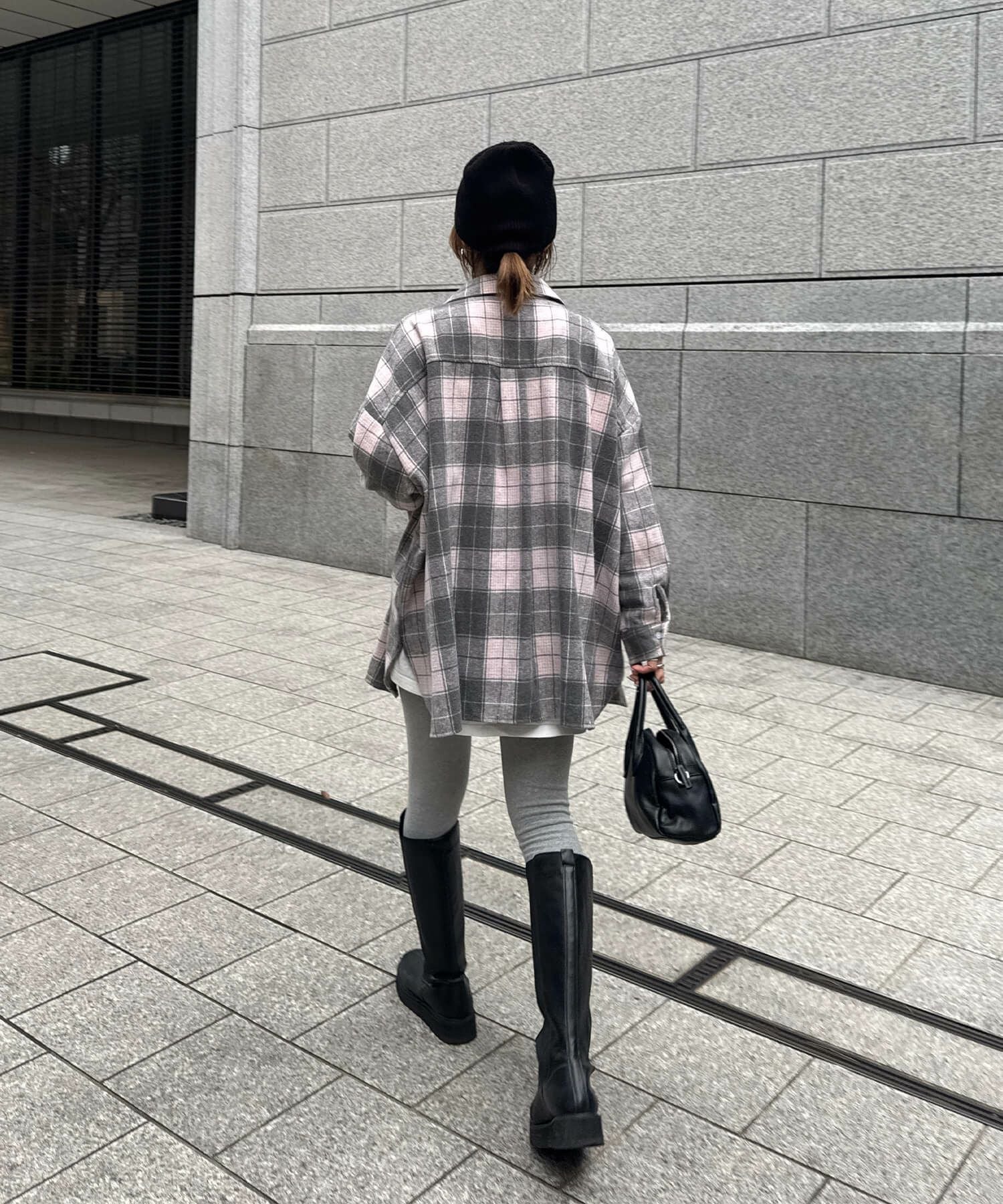 タータンチェックオーバーシャツ | Tartan check over shirt (chiica