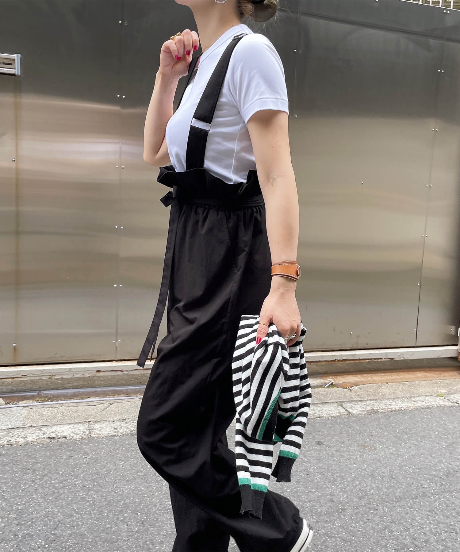 ウエストギャザーマルチウェイサロペット | Waist gather salopette