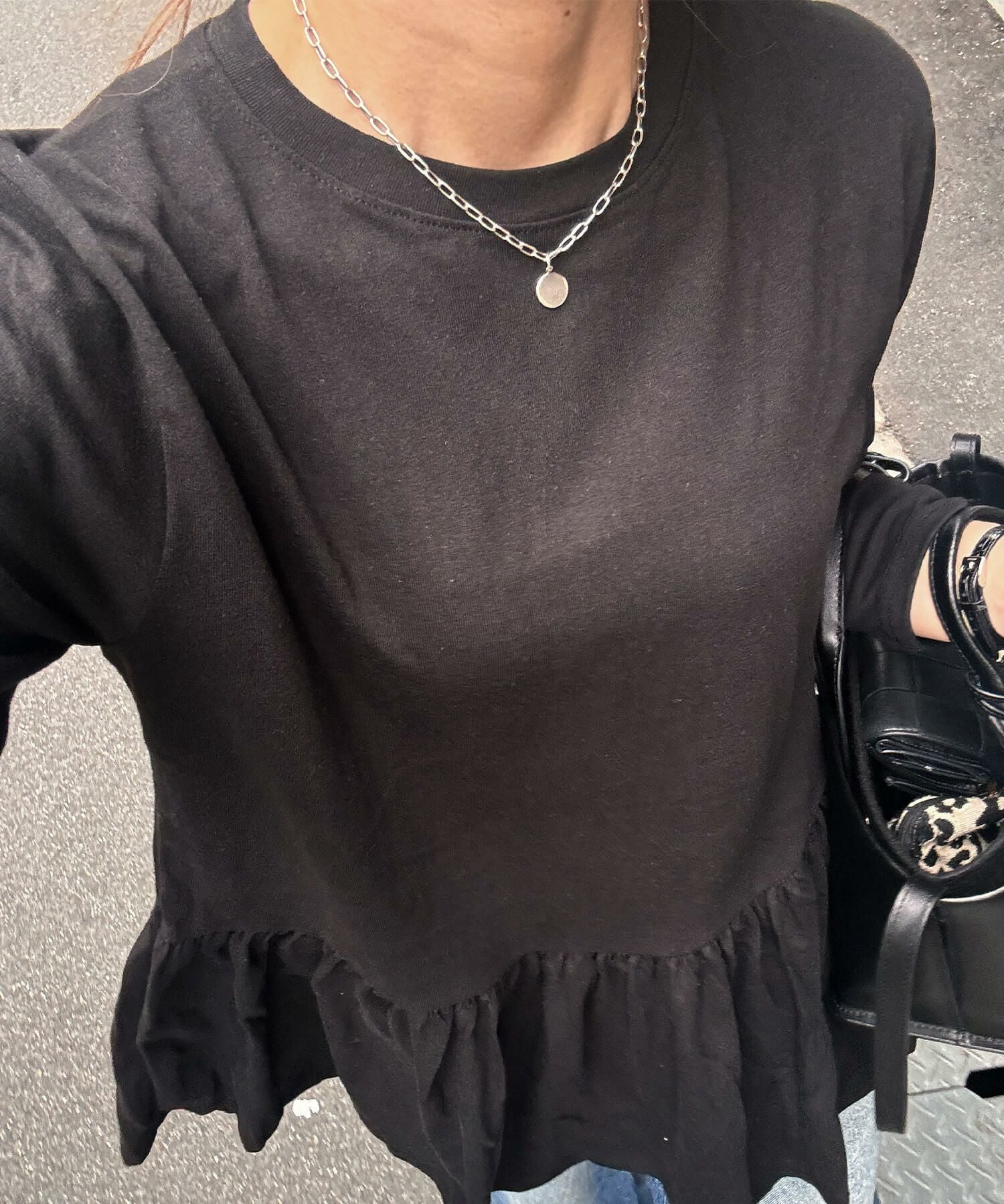 フリルペプラムトップス | Frill peplum tops (chiica select)