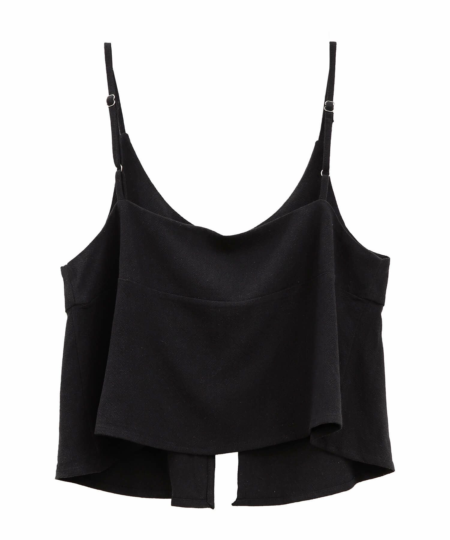 リボンキャミソールリネンビスチェ | Ribbon camisole linen bustier