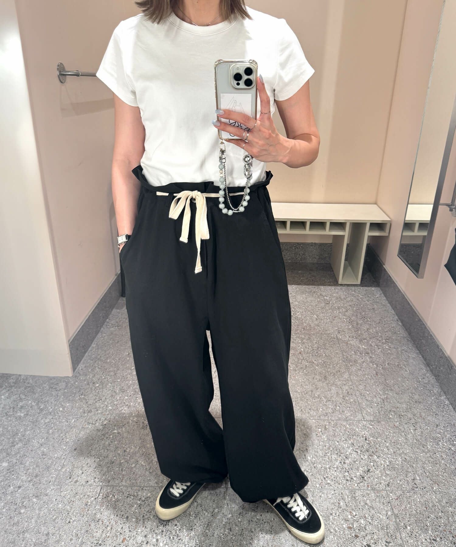 2wayワッシャーサロペットパンツ | 2way washer salopette pants