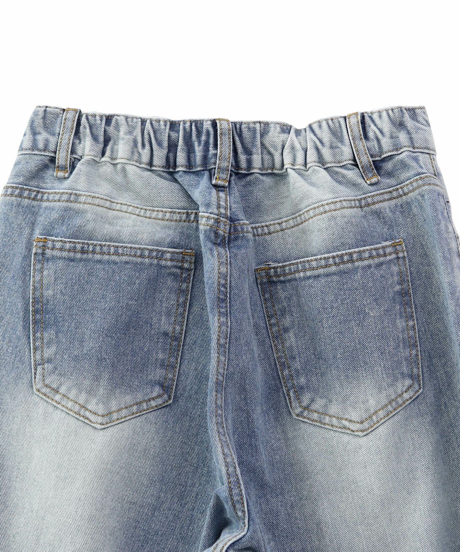 ウォッシュワイドデニムパンツ | Washed wide denim pants (chiica select)