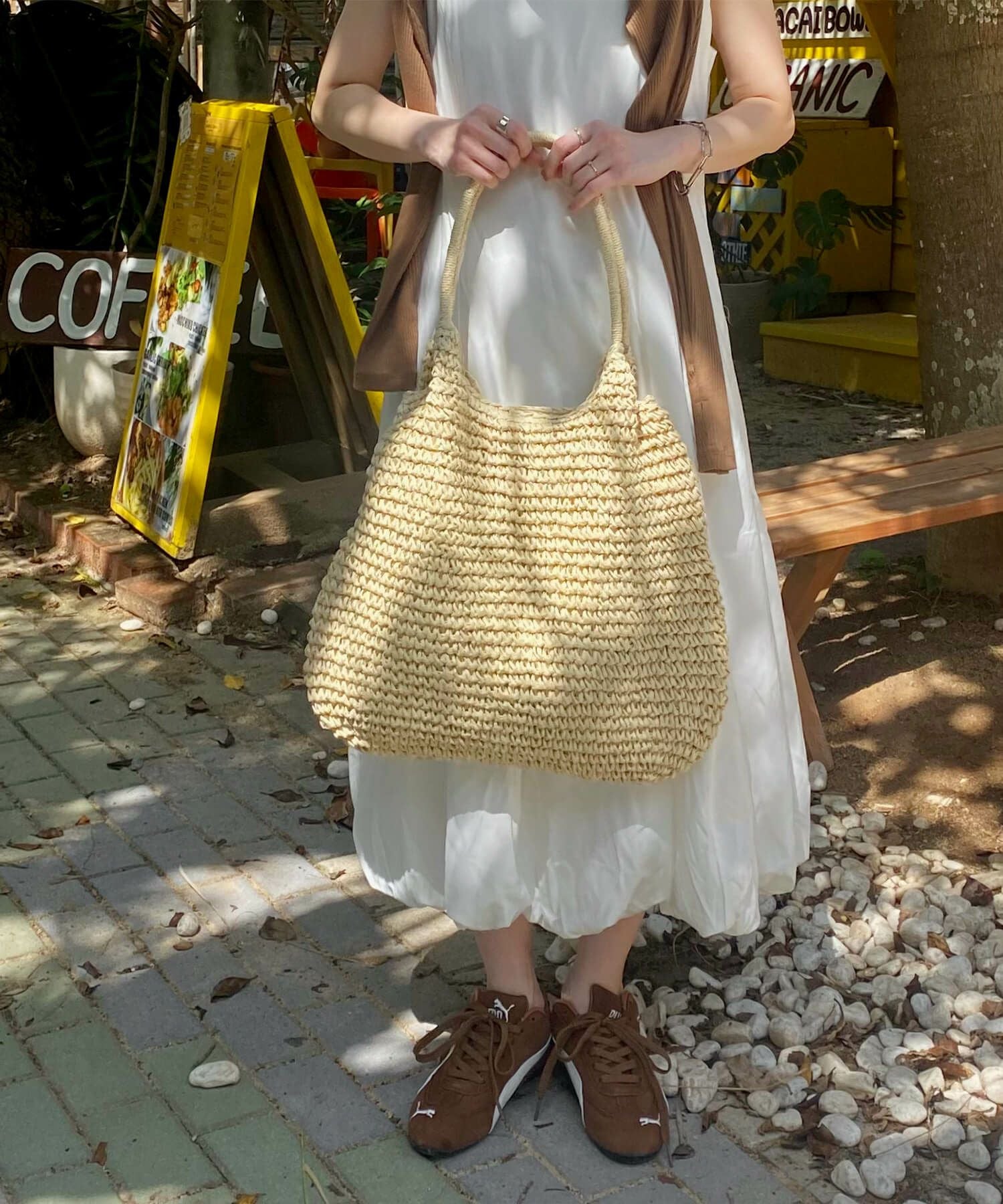 ラタンバスケットバッグ | Rattan basket bag (kiharu select)