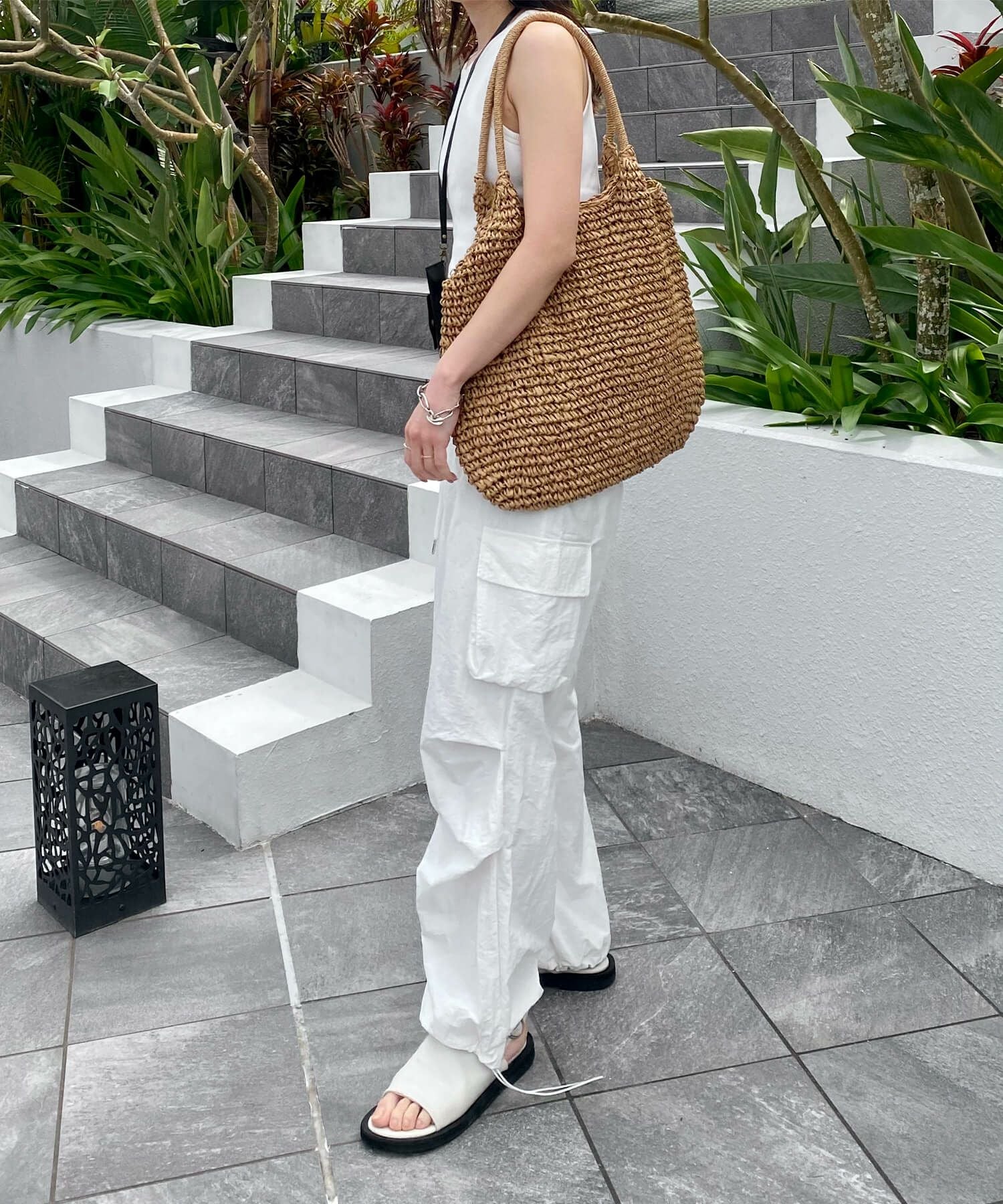 ラタンバスケットバッグ | Rattan basket bag (kiharu select)