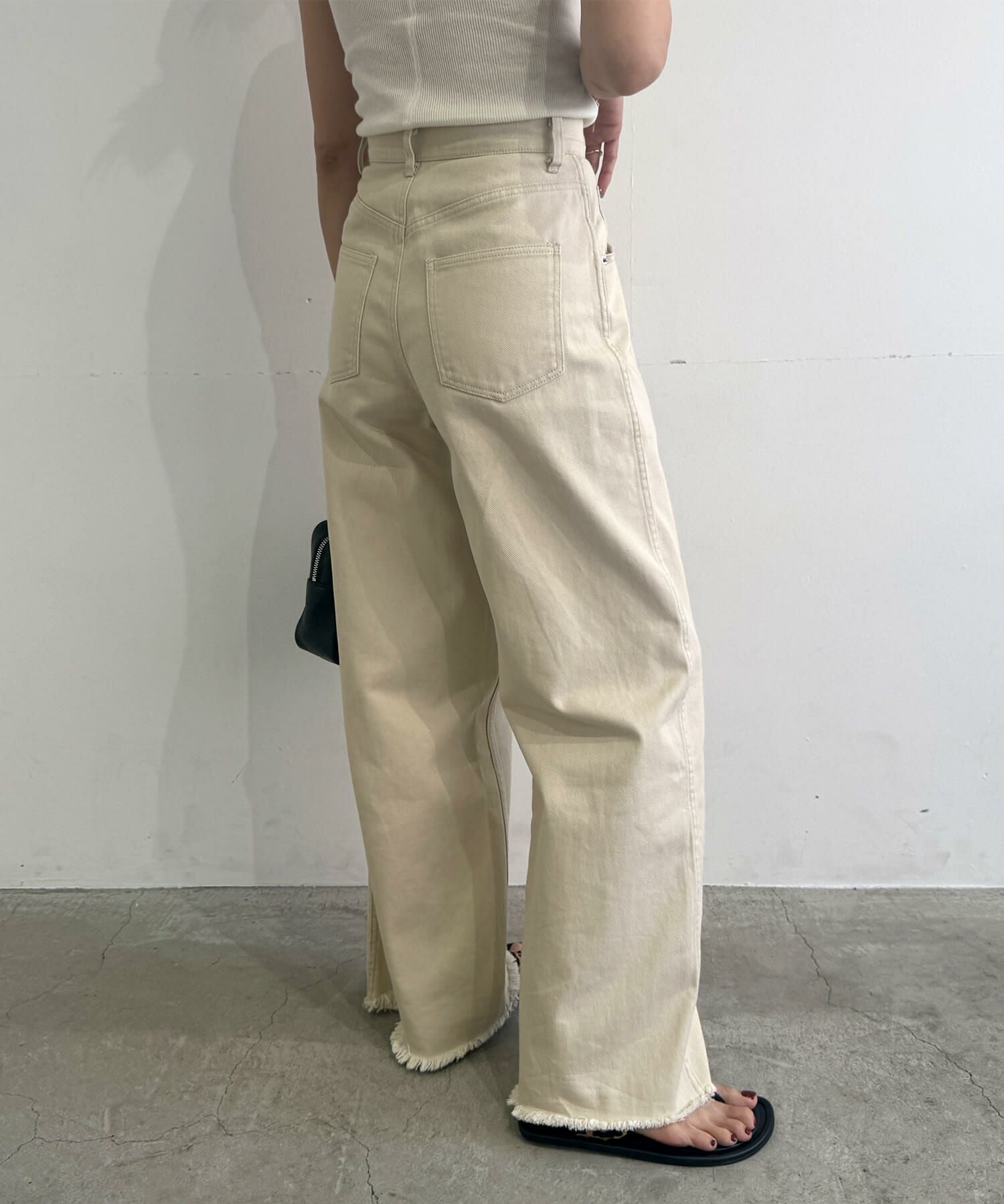 フリンジデニムセットアップ | Fringe denim set up (chiica original)