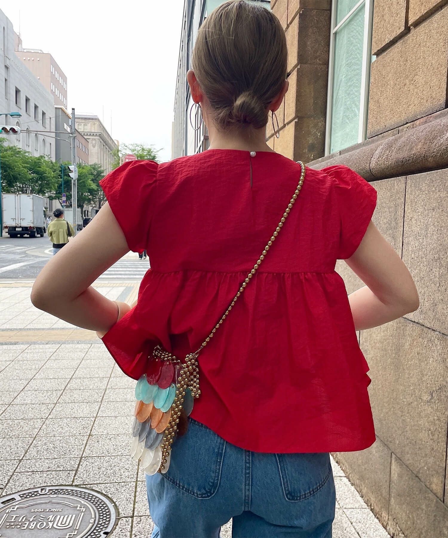 ギャザースモックブラウス | Gathered smock blouse (comochi select)