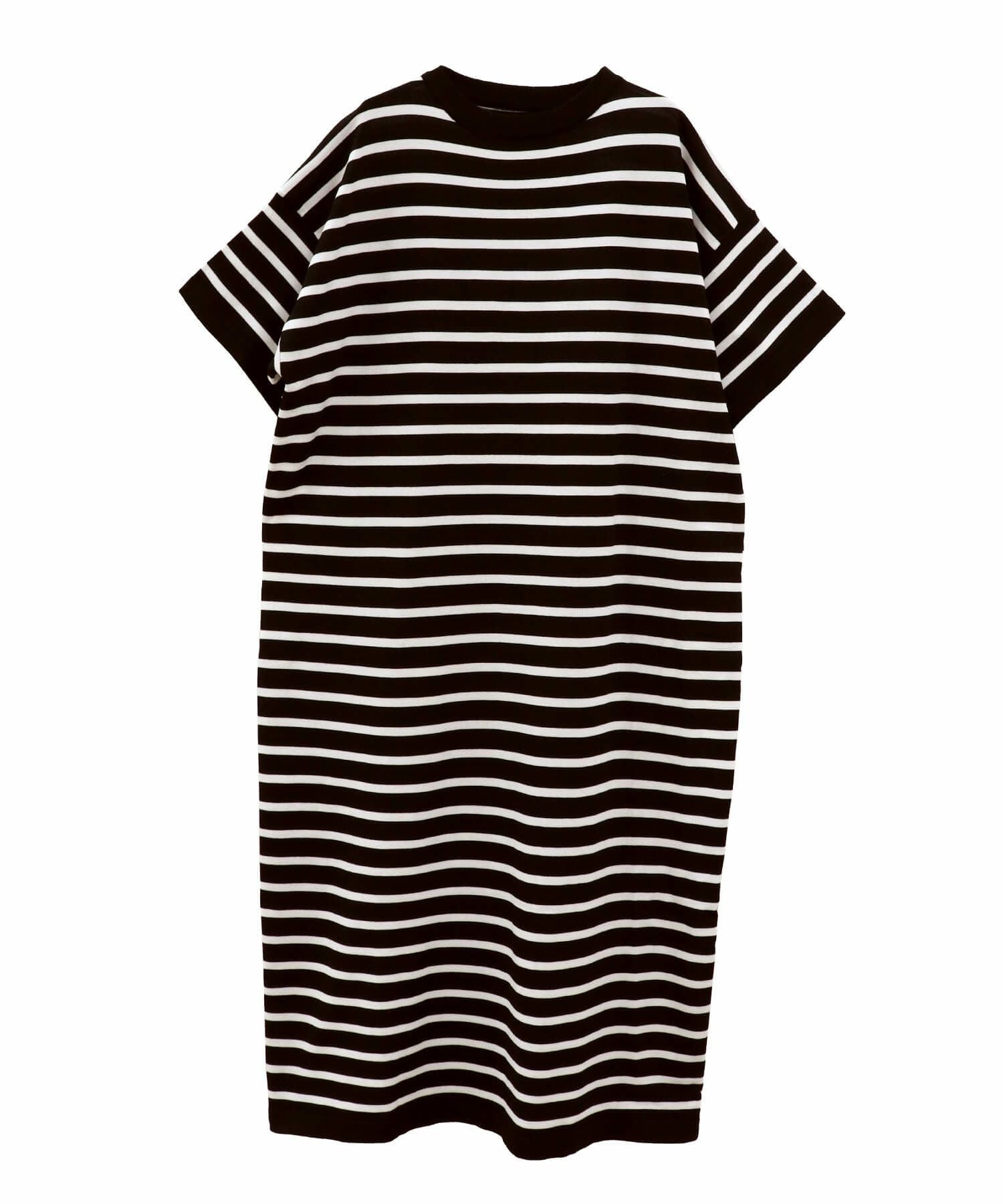 ボーダーニットロングワンピース | Border knit long onepiece