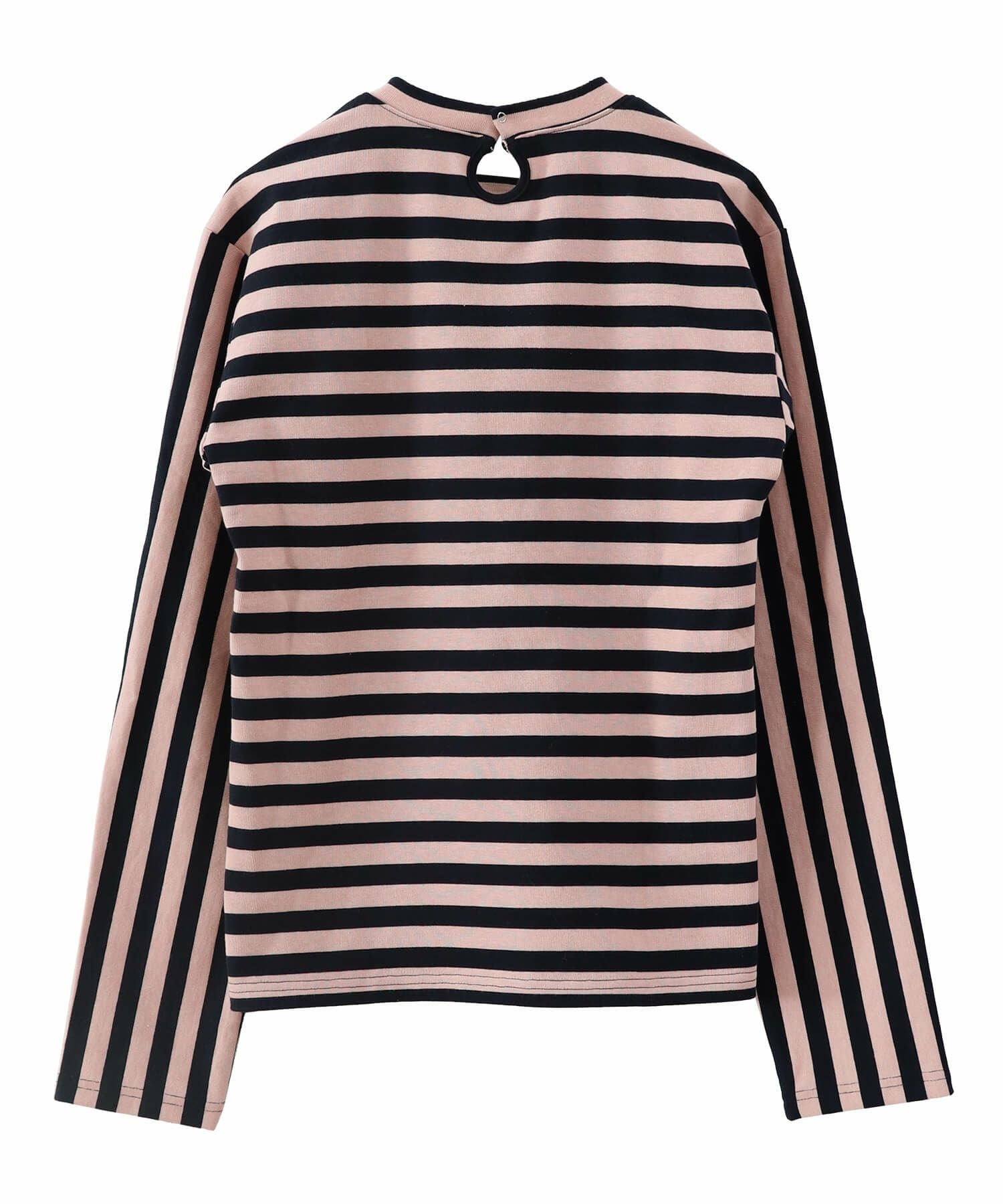 ミックスボーダービスチェロンT | Mixed border bustier long tee