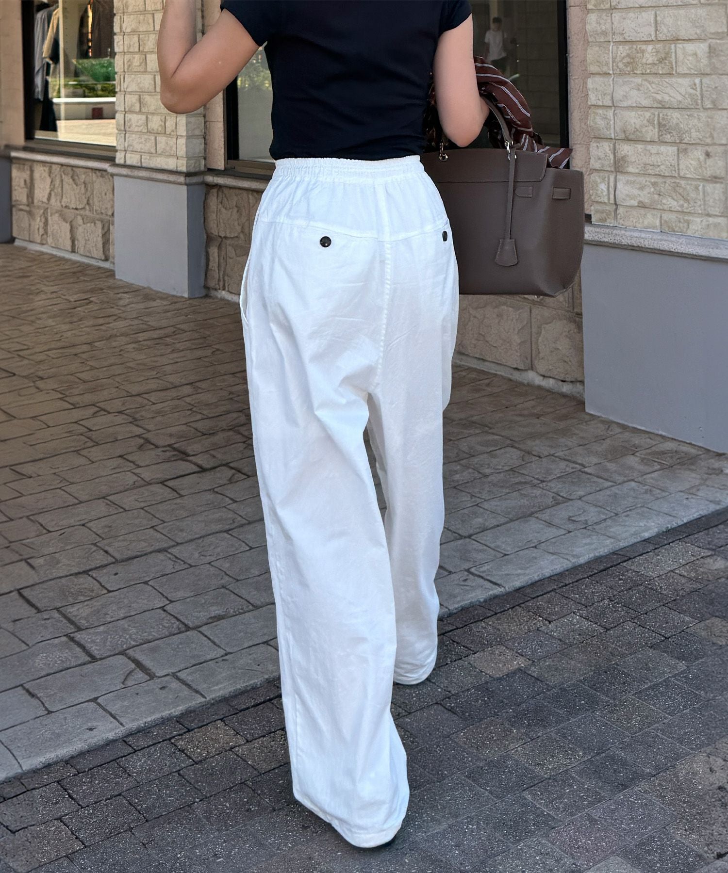 ワイドイージーコクーンパンツ | Wide easy cocoon pants (chiica select)