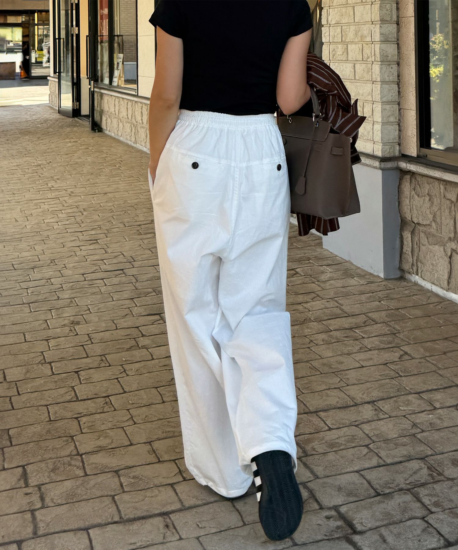 ワイドイージーコクーンパンツ | Wide easy cocoon pants (chiica select)