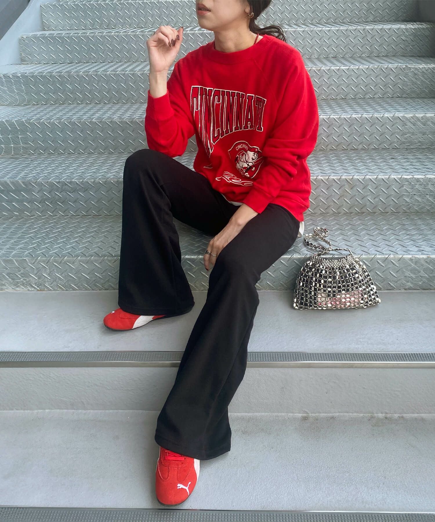 スウェットフレアパンツ | Sweat flare pants (kiharu select)