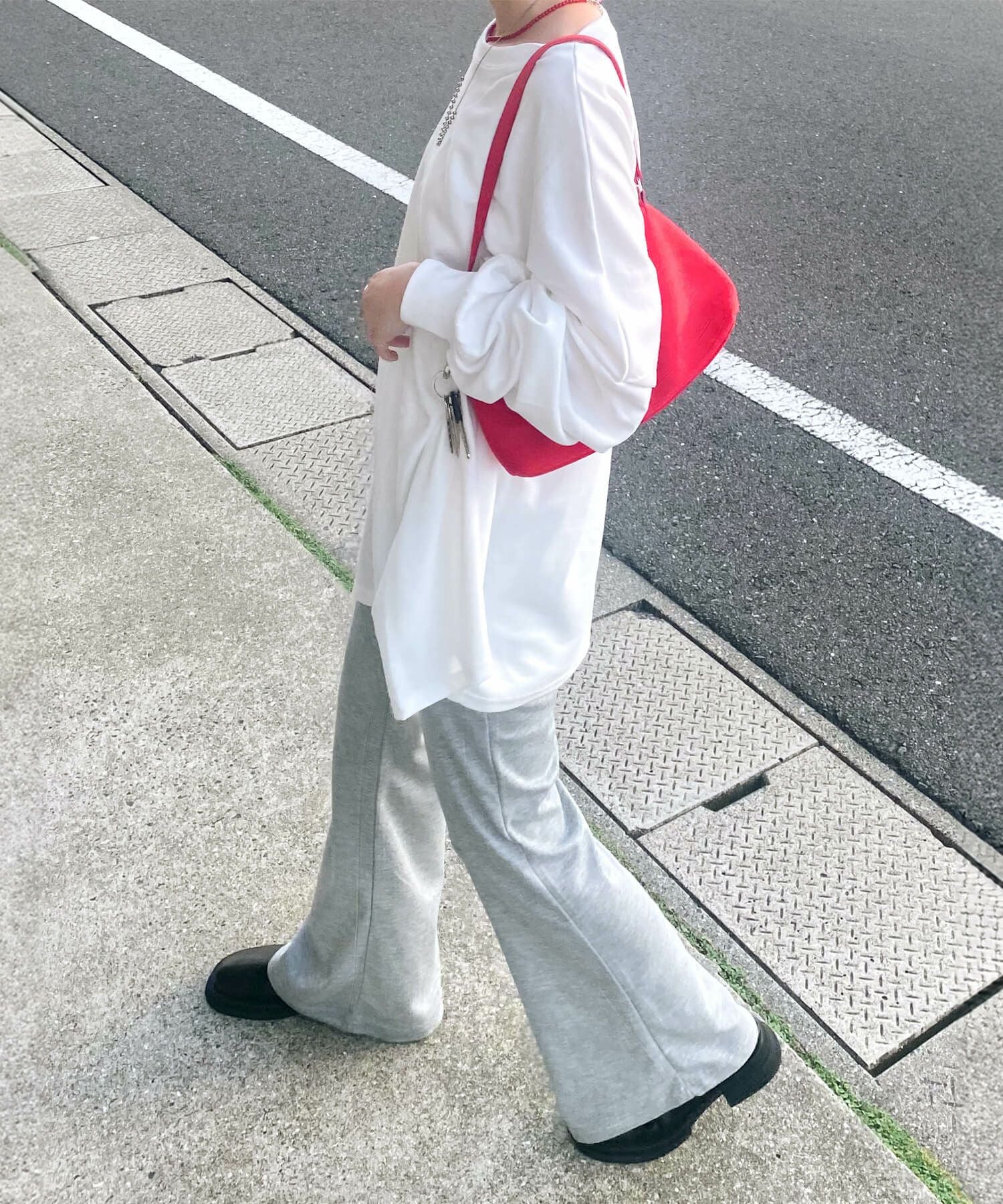 スウェットフレアパンツ | Sweat flare pants (kiharu select)