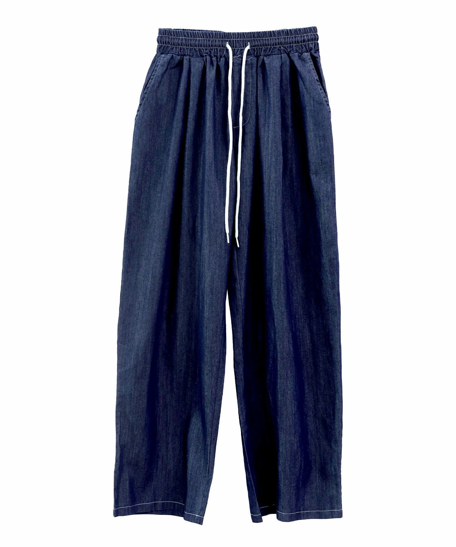 デザインステッチソフトデニムパンツ | Design stitch soft denim